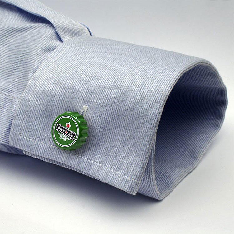 Main Beer Bottle Cap Cufflinks image