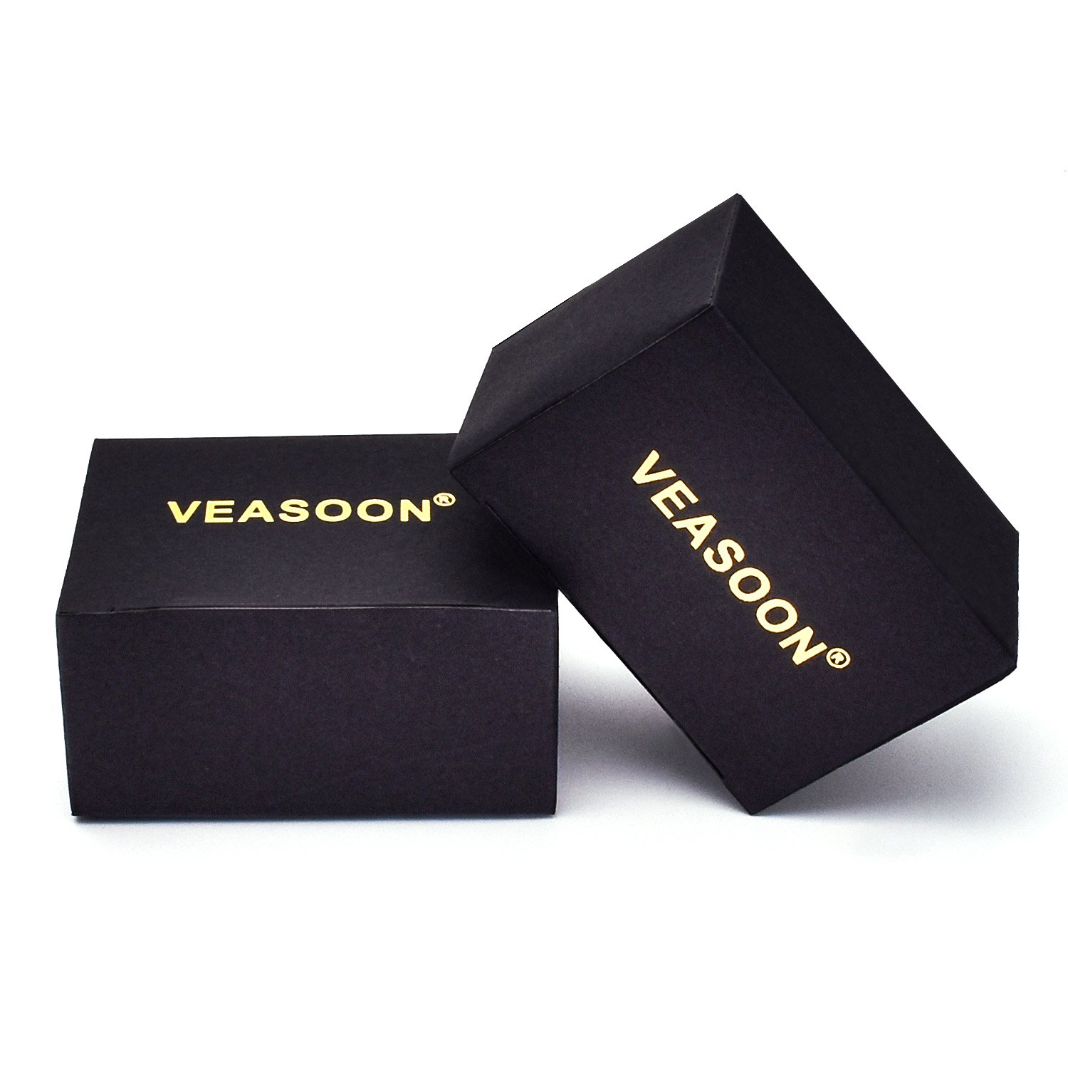 Elegant brass Bullet Cufflinks displayed in a gift box, perfect for formal wear.