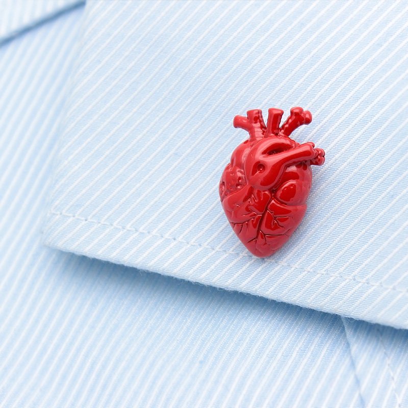 Main Red Hearts Cufflinks image