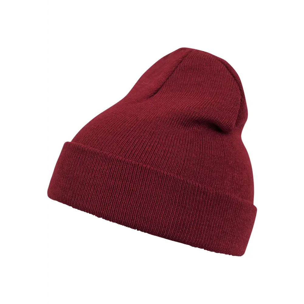 A stylish Beanie Basic Flap made from 100% polyacryl, featuring a unique flap design for added warmth and comfort.