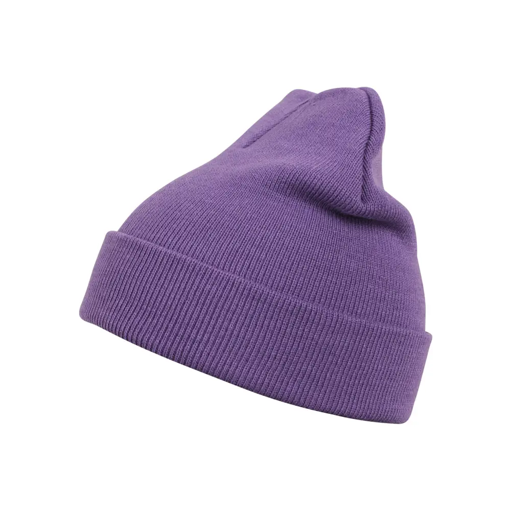 A stylish Beanie Basic Flap made from 100% polyacryl, featuring a unique flap design for added warmth and comfort.