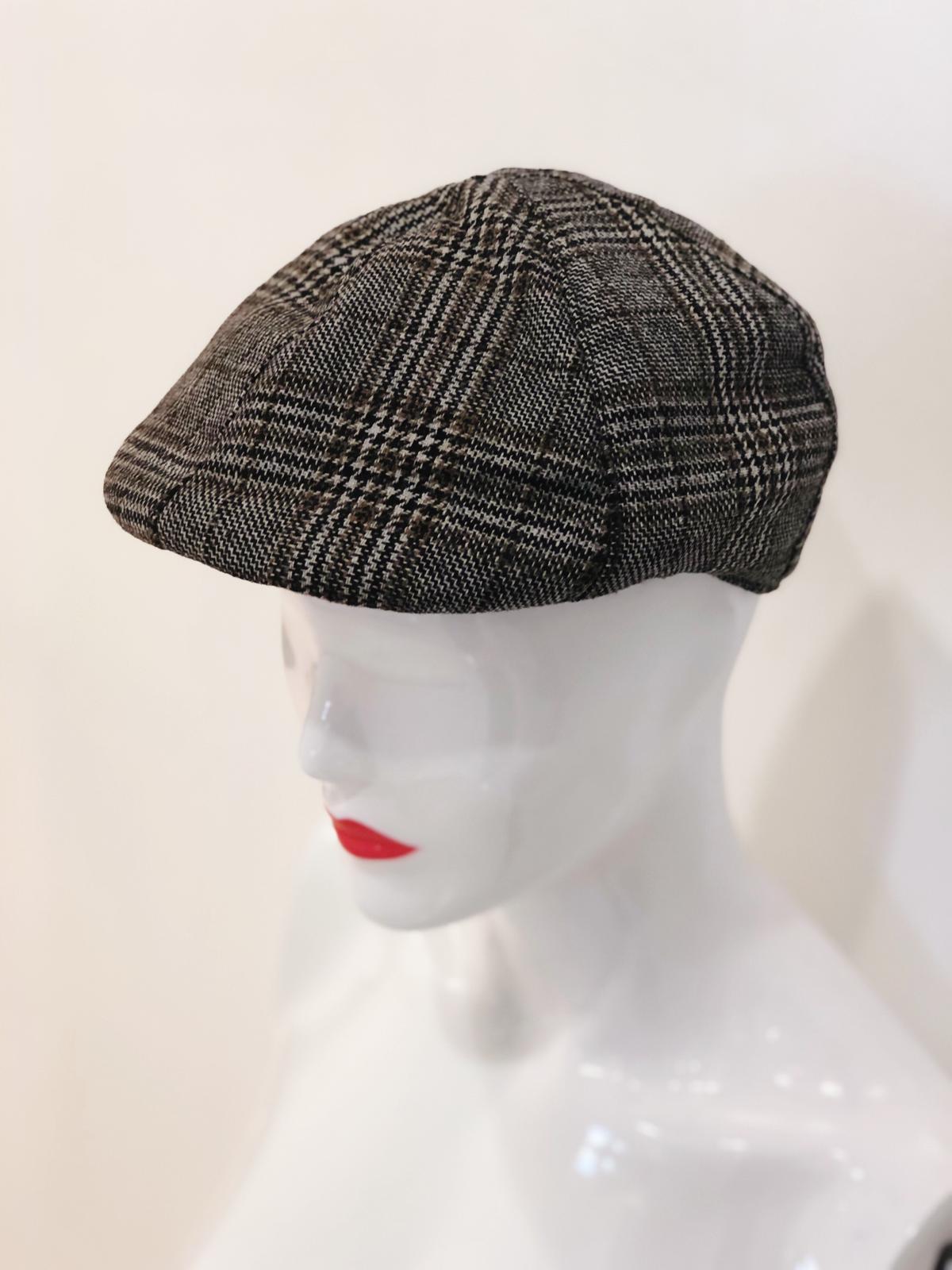 'Blaze' Striped Soft Beret featuring a trendy striped pattern in soft fabric, perfect for stylish outfits.