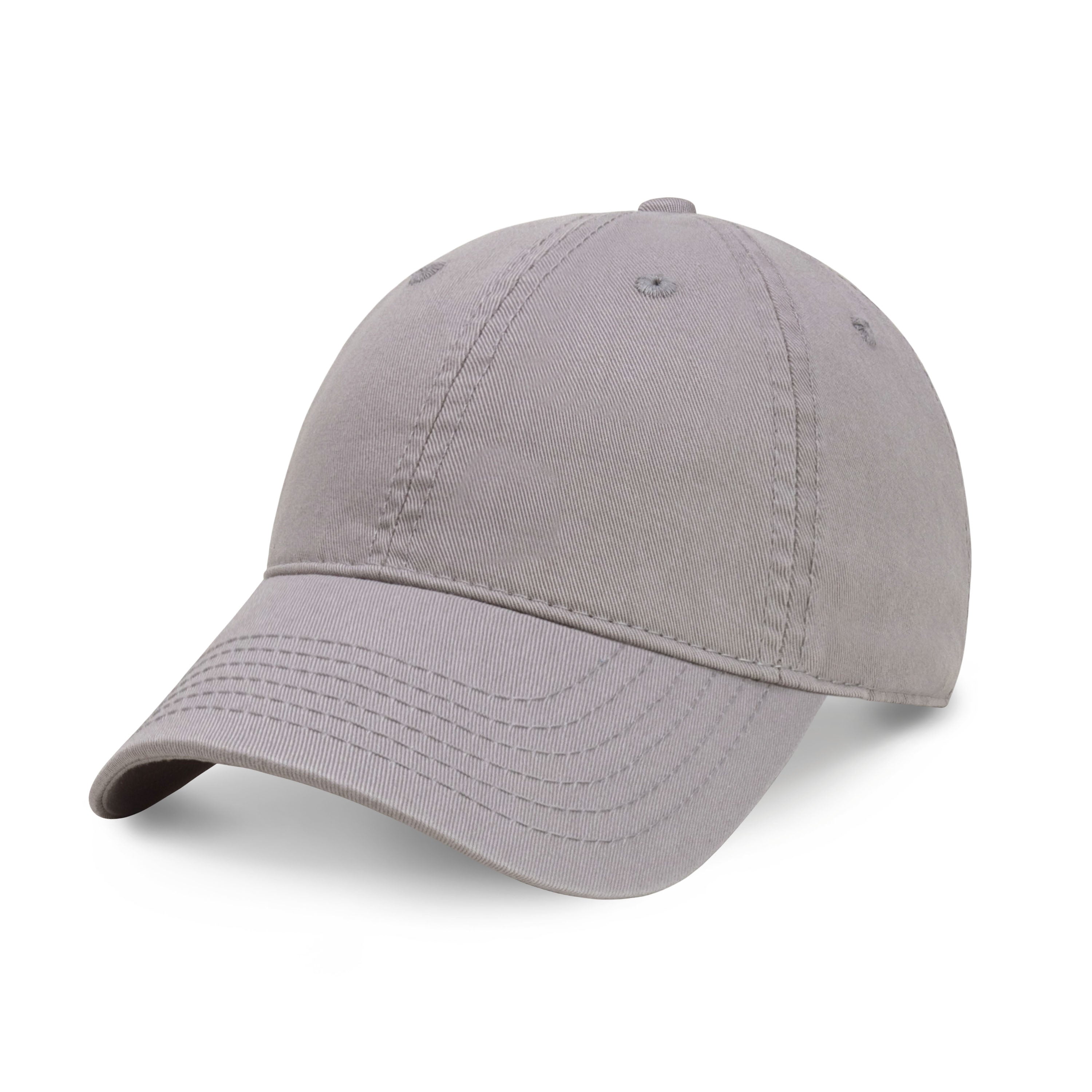 Classic Everyday Baseball Cap in various colors with a curved bill and adjustable back buckle.