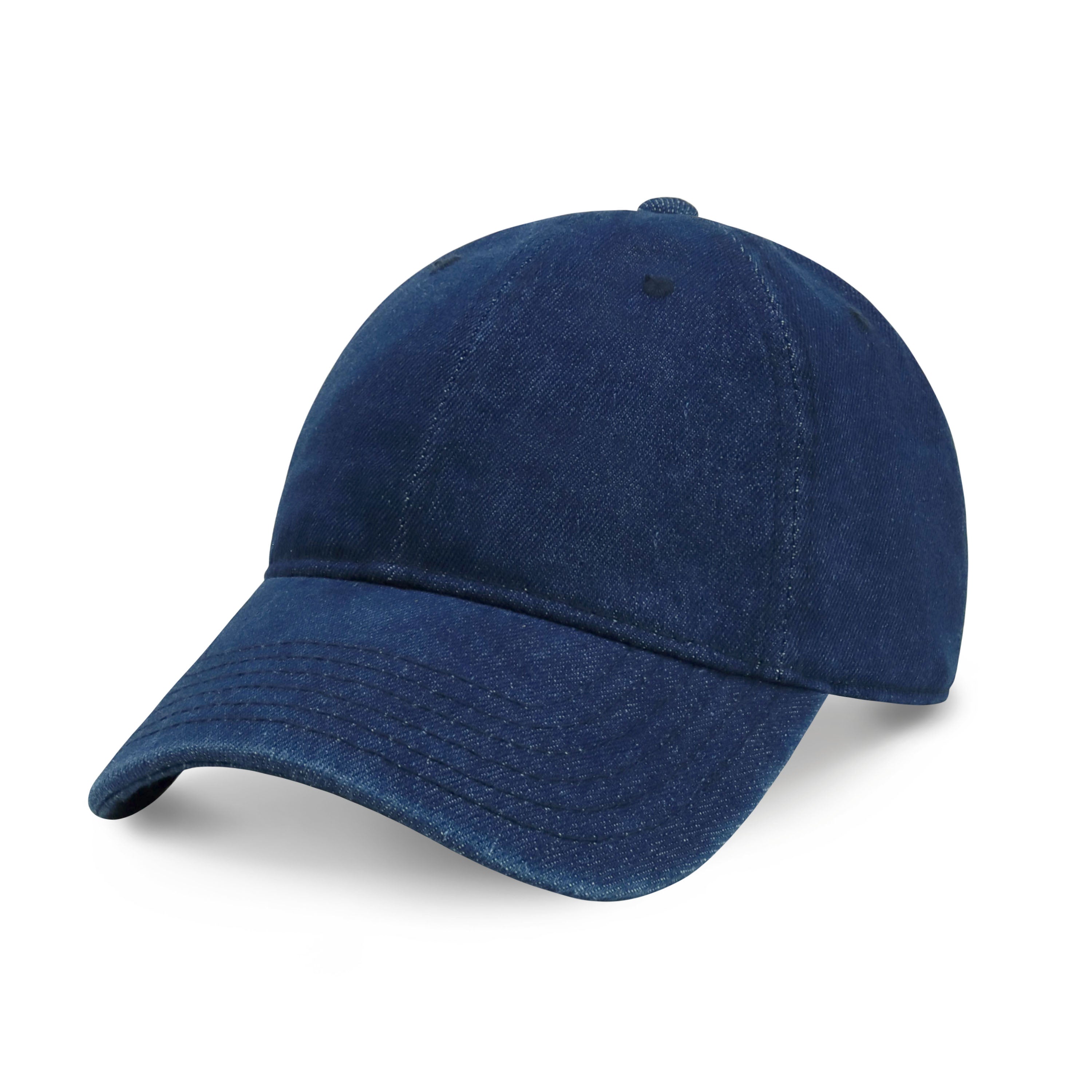 Classic Everyday Baseball Cap in various colors with a curved bill and adjustable back buckle.