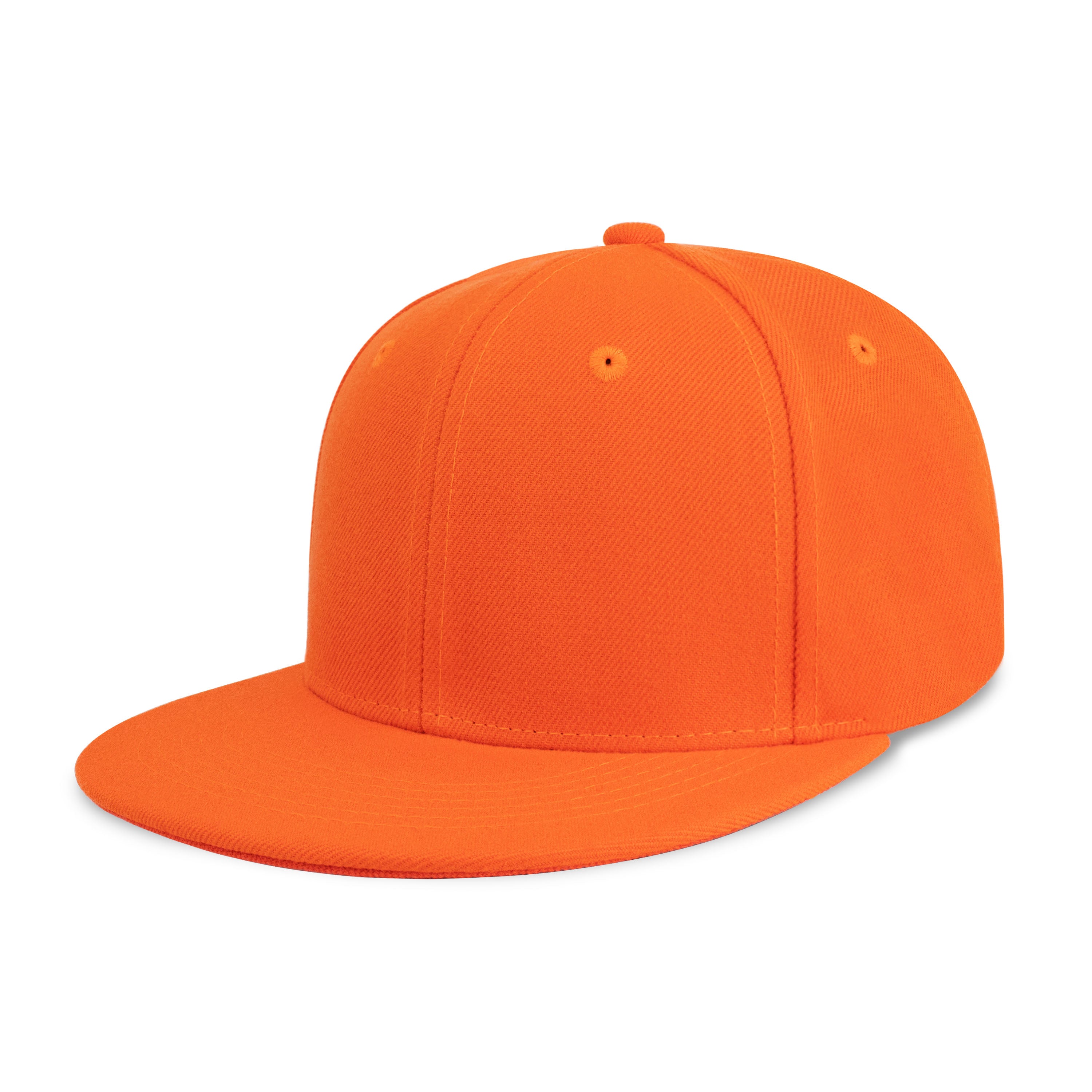 Classic Flat Bill Snapback hat in various colors with a structured fit and flat bill design.