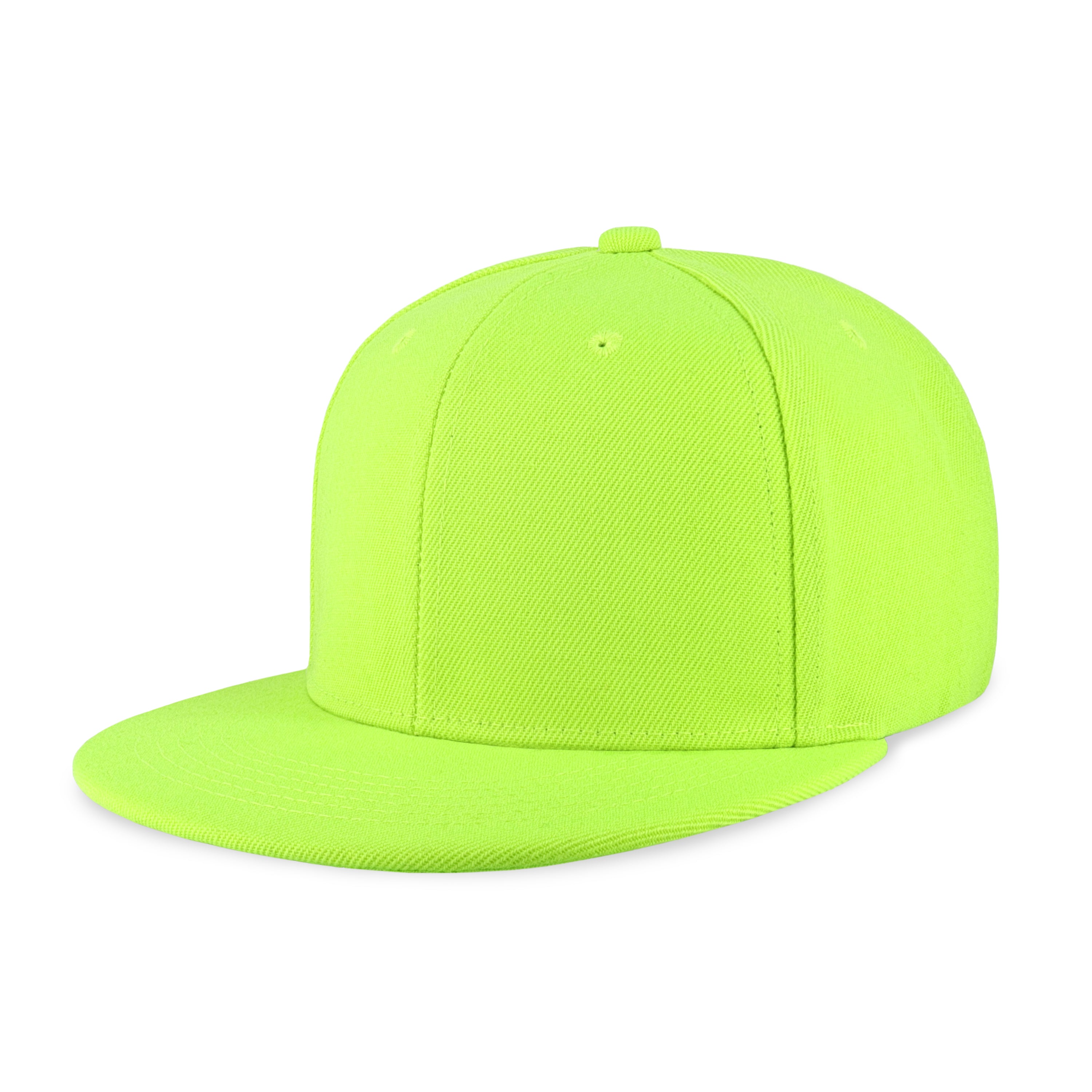 Classic Flat Bill Snapback hat in various colors with a structured fit and flat bill design.