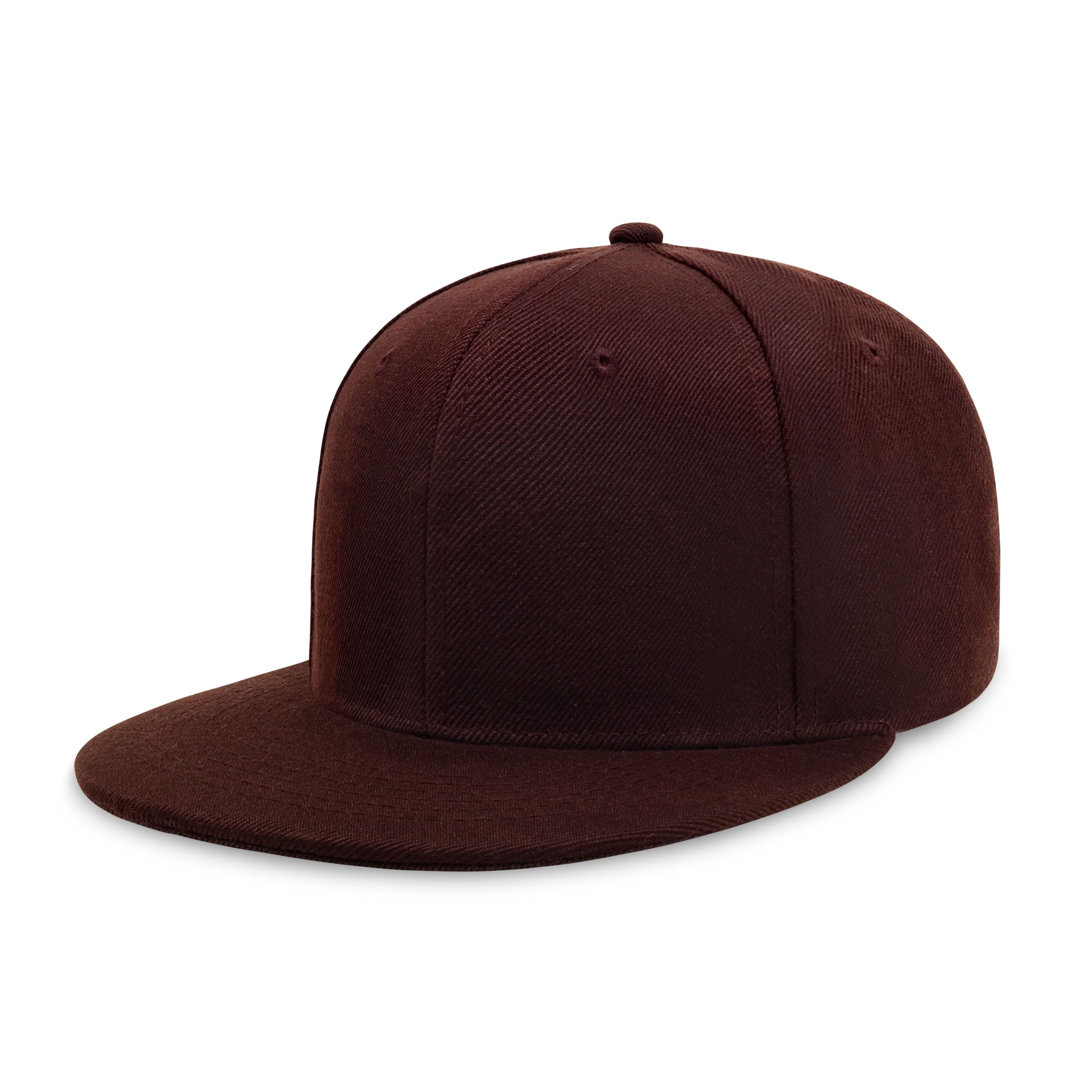 Classic Flat Bill Snapback hat in various colors with a structured fit and flat bill design.