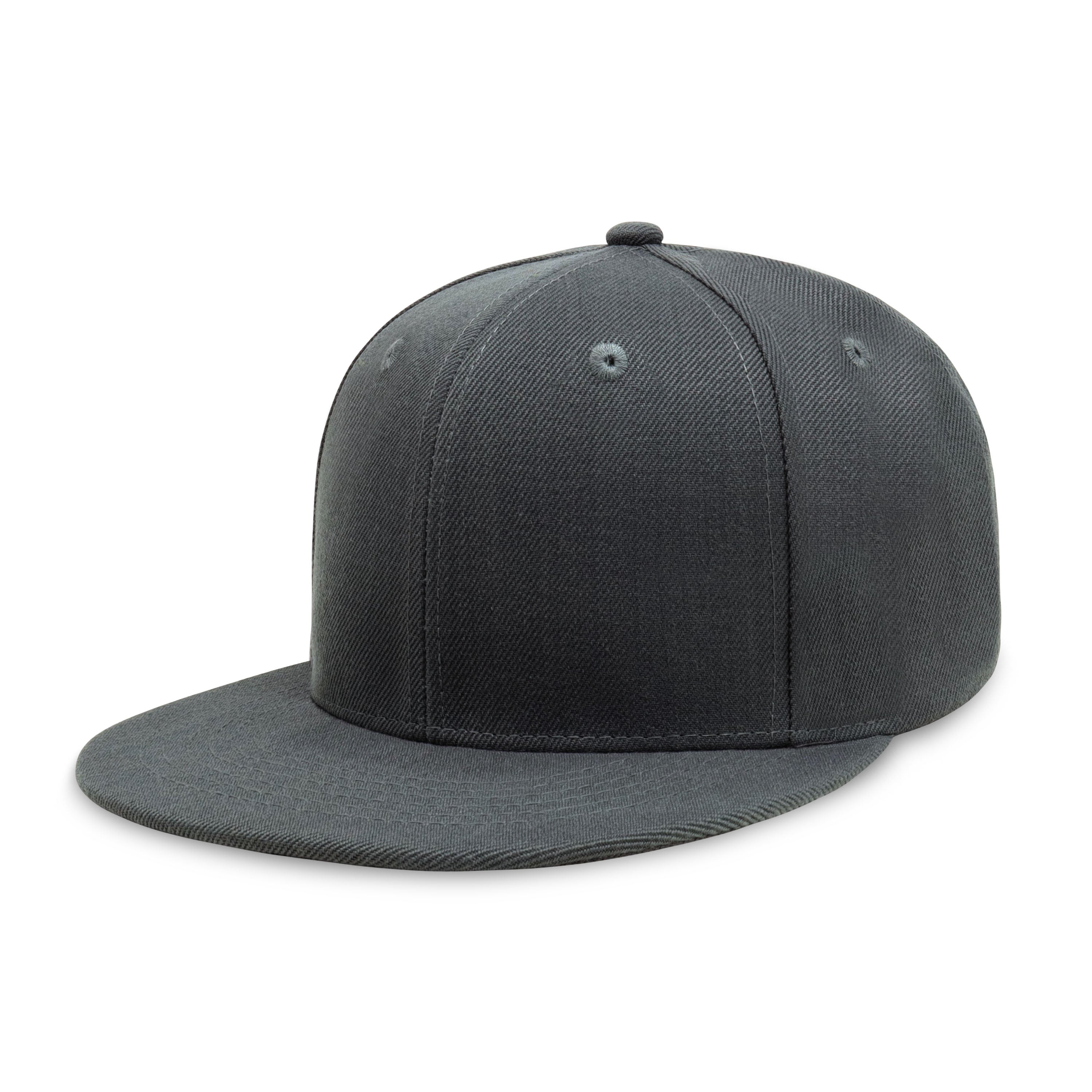 Classic Flat Bill Snapback hat in various colors with a structured fit and flat bill design.