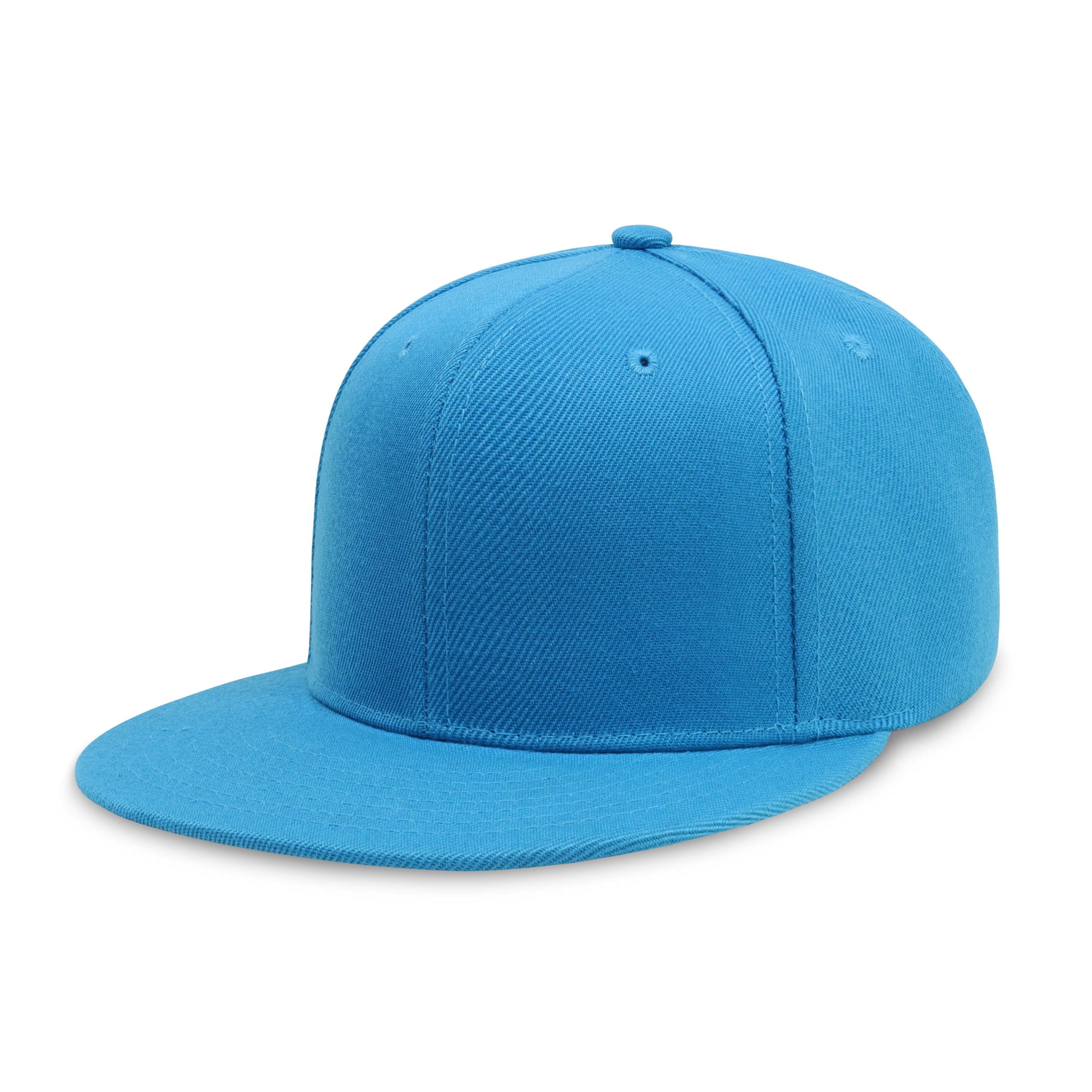 Classic Flat Bill Snapback hat in various colors with a structured fit and flat bill design.