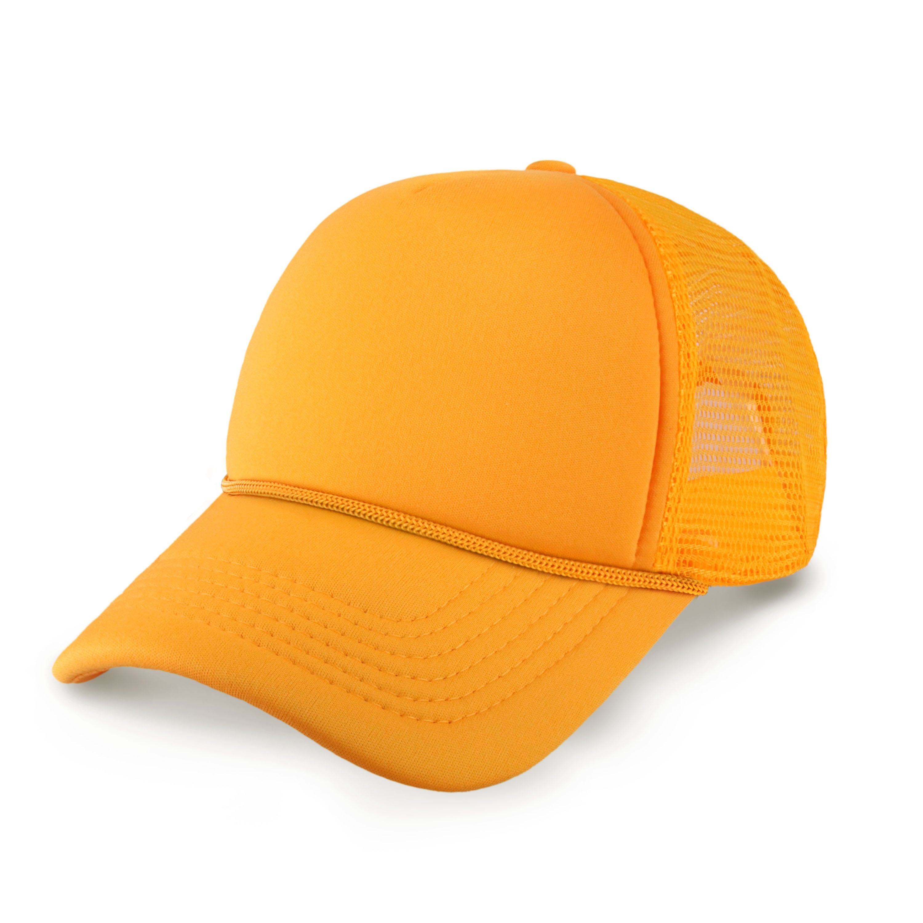 Classic Foam Trucker Cap featuring a low profile design, adjustable fit, and plastic snap closure, perfect for outdoor activities.