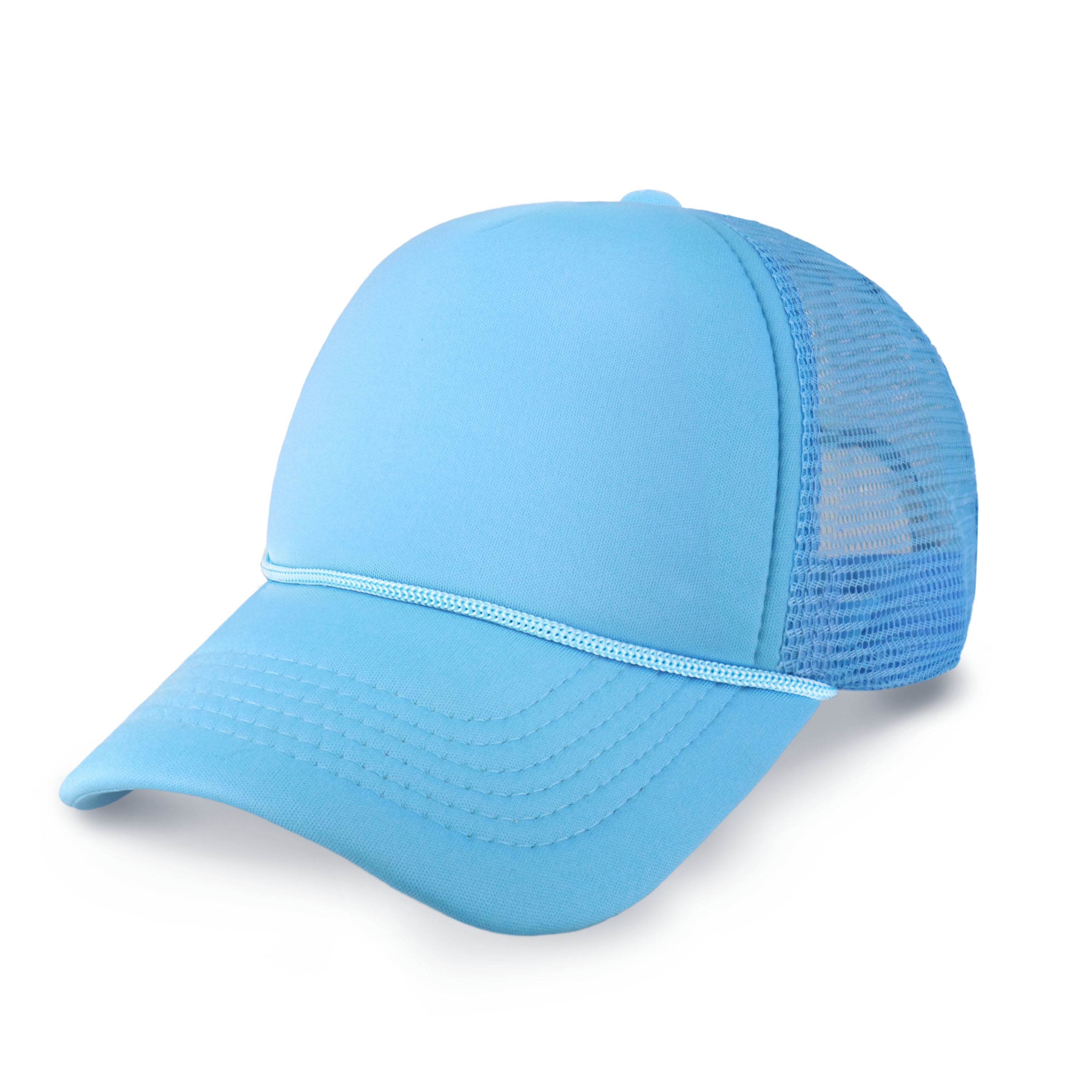 Classic Foam Trucker Cap featuring a low profile design, adjustable fit, and plastic snap closure, perfect for outdoor activities.