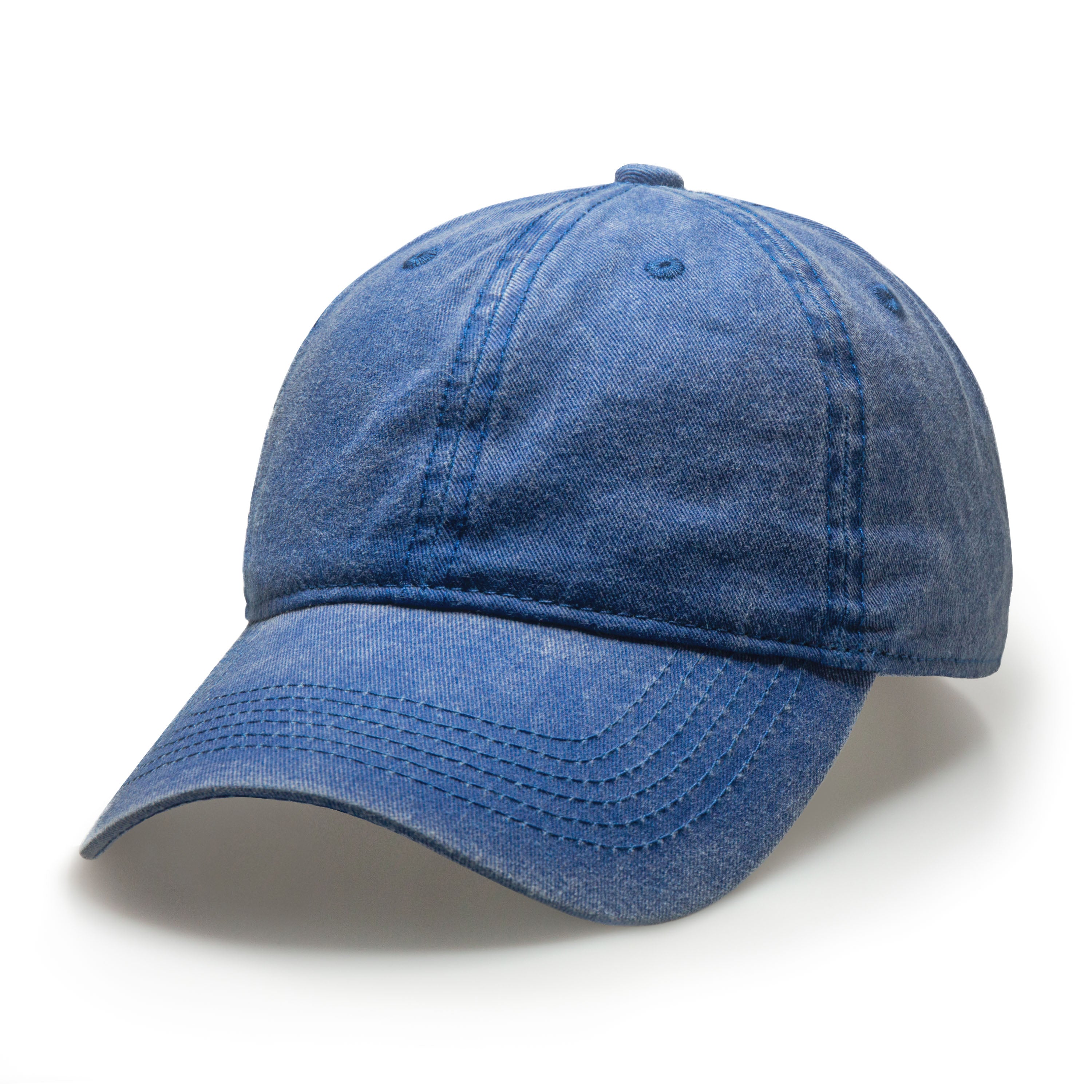 Classic Pigment Dyed Cap made of washed cotton twill, featuring an adjustable metal cam buckle closure and a low-profile design.