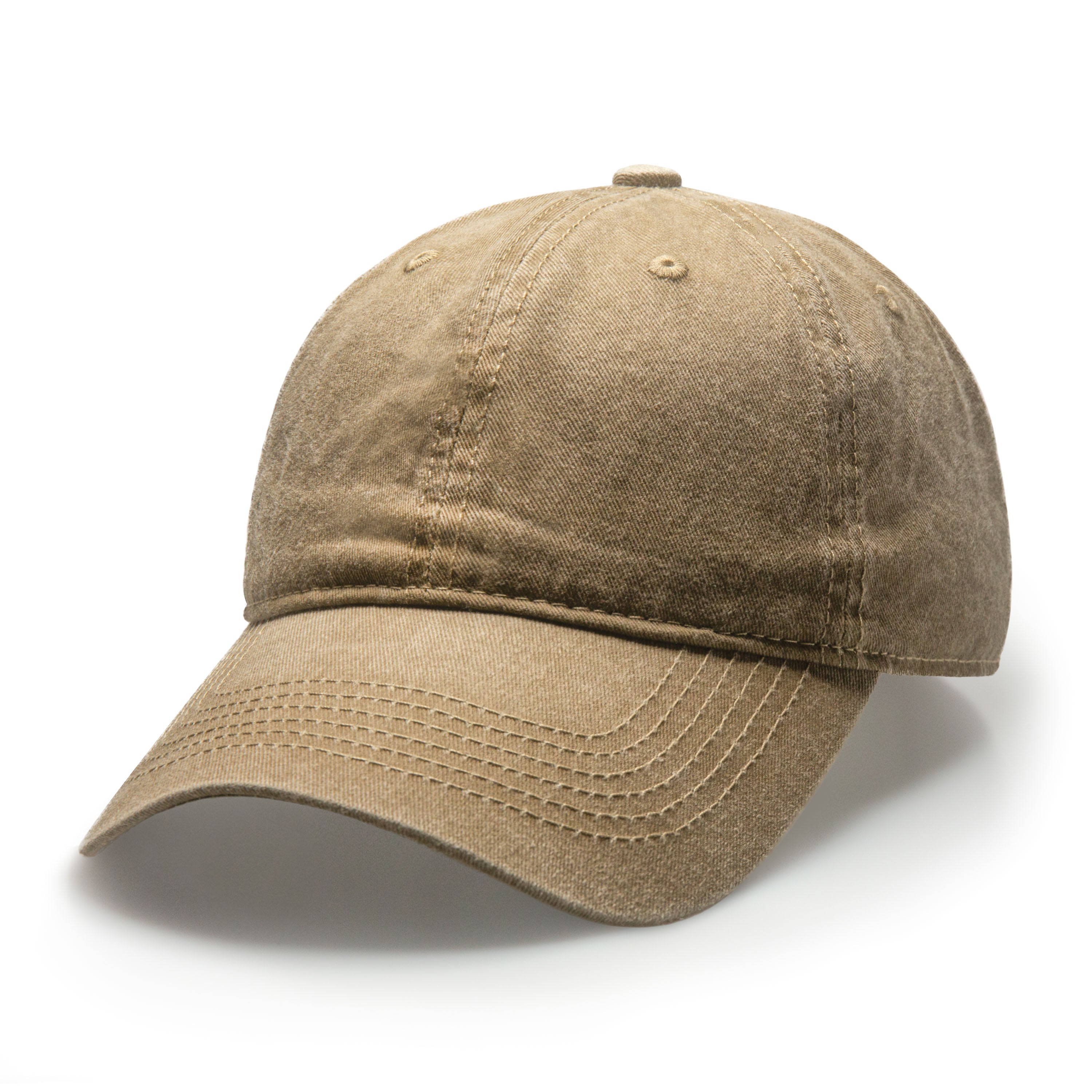 Classic Pigment Dyed Cap made of washed cotton twill, featuring an adjustable metal cam buckle closure and a low-profile design.