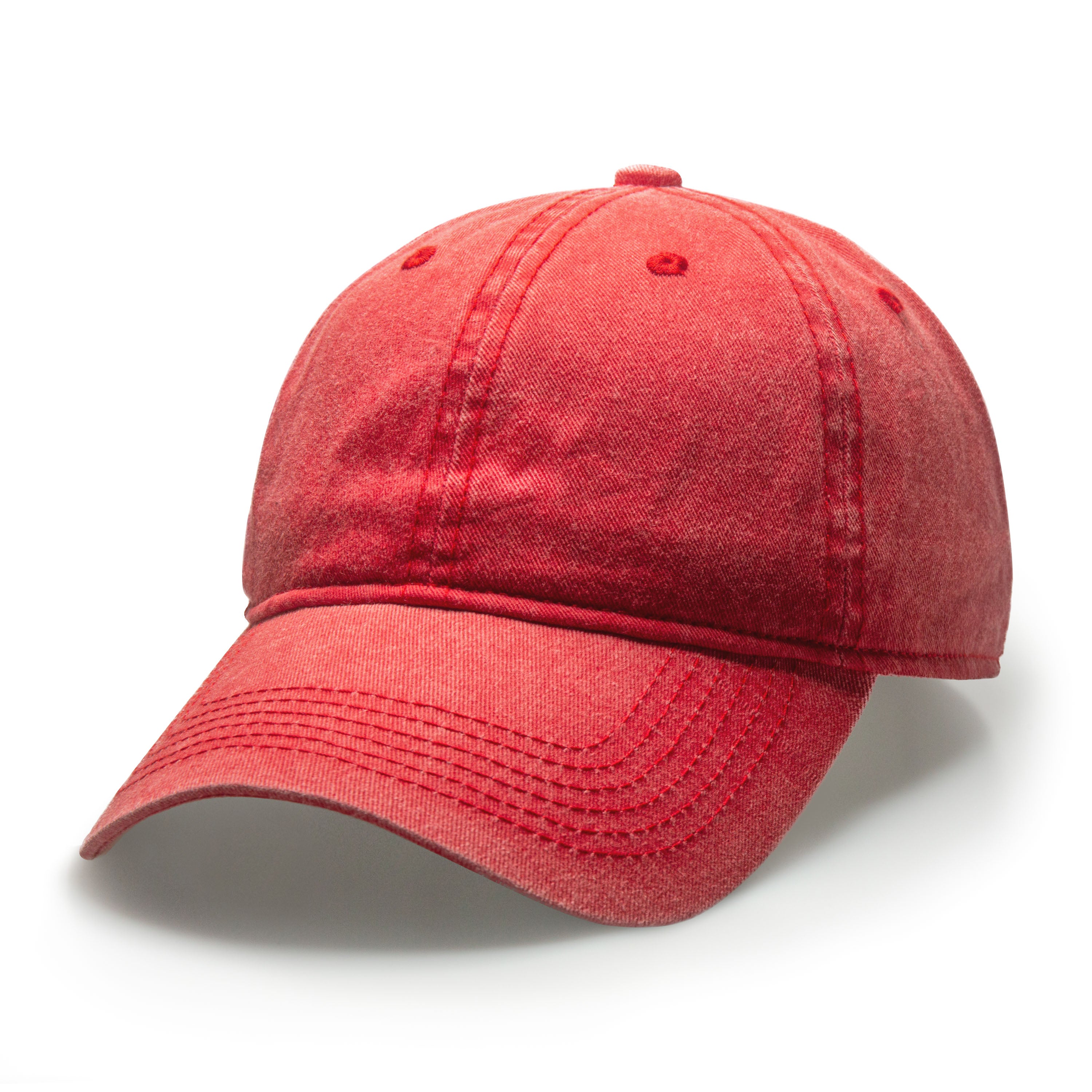 Classic Pigment Dyed Cap made of washed cotton twill, featuring an adjustable metal cam buckle closure and a low-profile design.