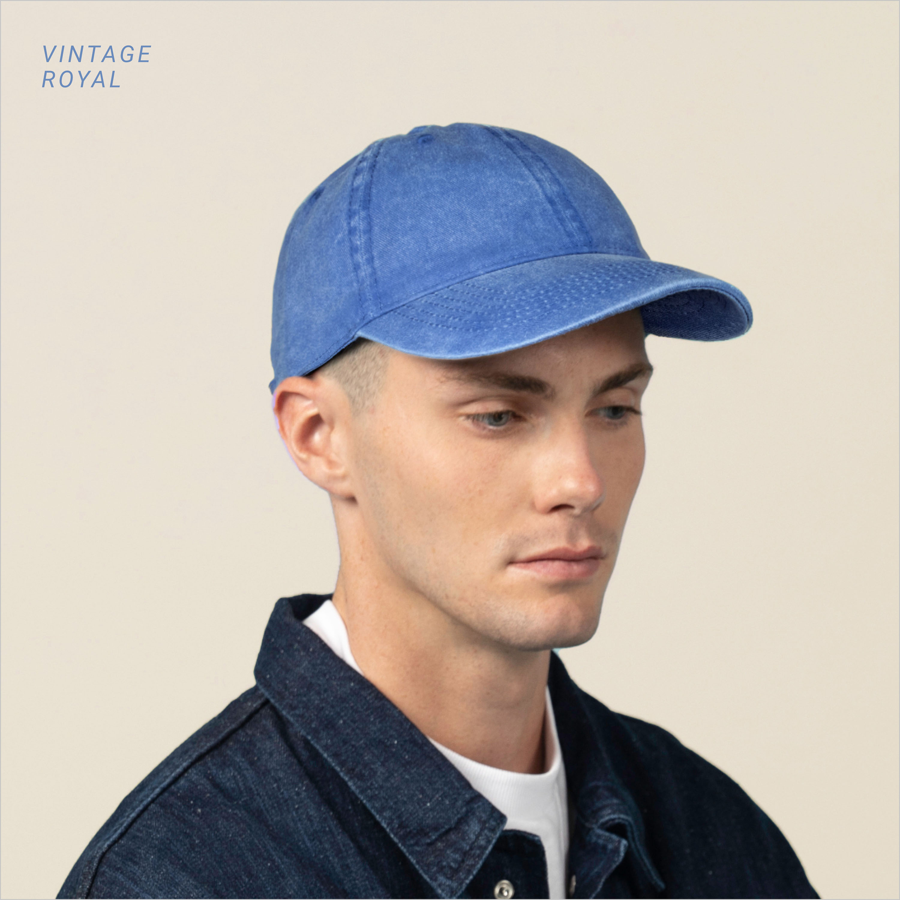 Classic Pigment Dyed Cap made of washed cotton twill, featuring an adjustable metal cam buckle closure and a low-profile design.