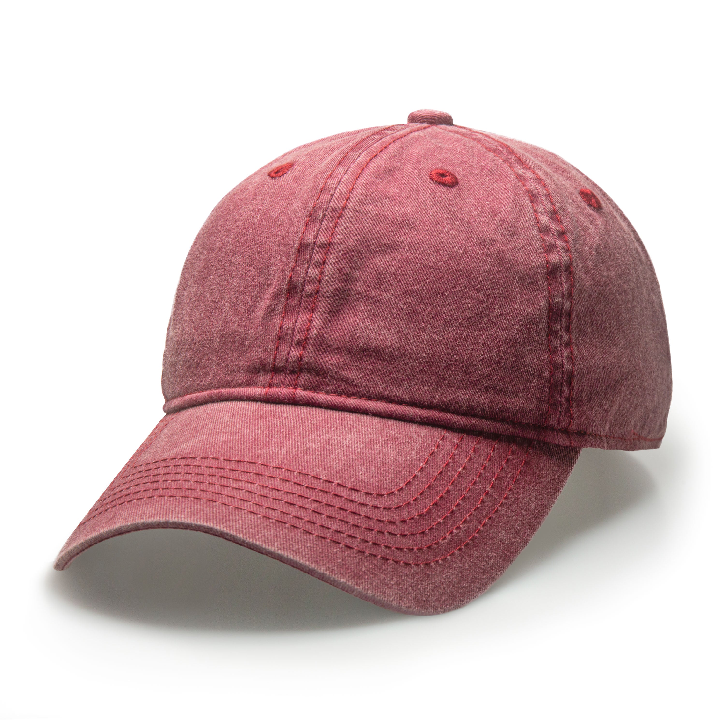 Classic Pigment Dyed Cap made of washed cotton twill, featuring an adjustable metal cam buckle closure and a low-profile design.