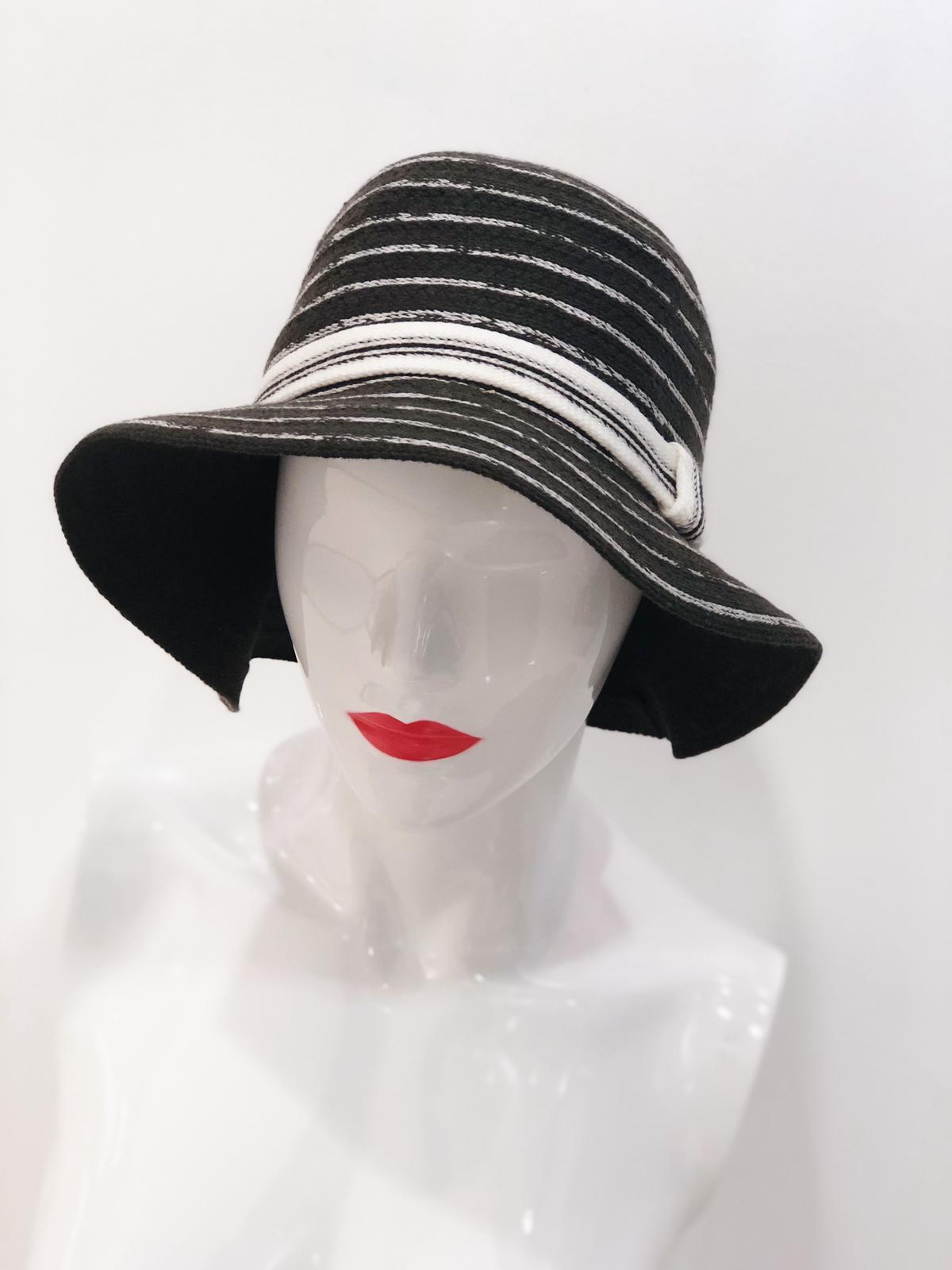 Stylish 'Kalyn' Grey Bucket Hat with a wide brim, perfect for sun protection.