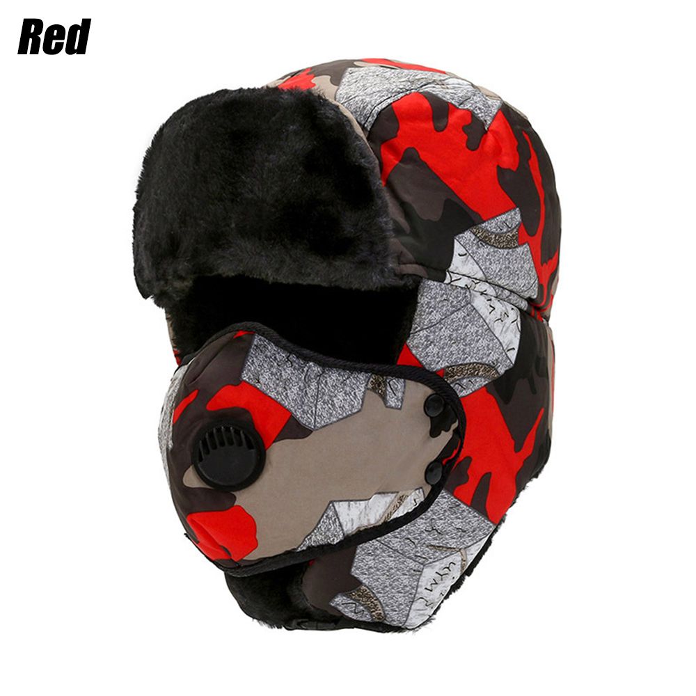 Men's Trapper Hat Ski Cap Ushanka with faux fur earflaps, designed for warmth and comfort during winter activities.