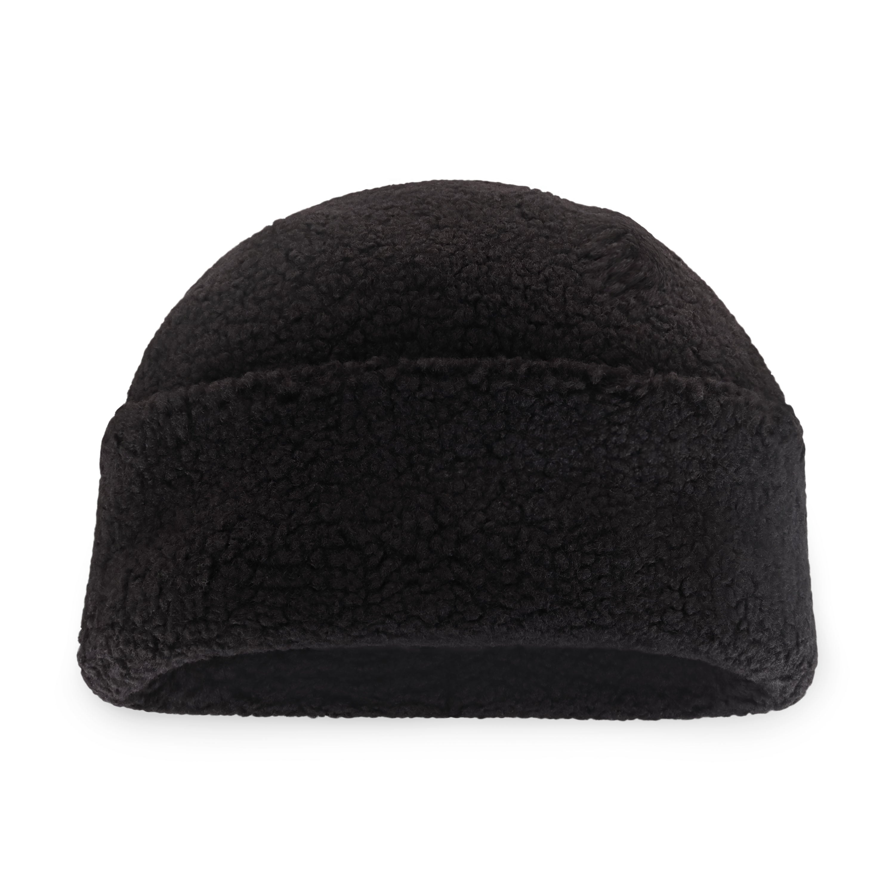 A cozy Sherpa Beanie with adjustable fit and UV protection, perfect for winter and outdoor activities.