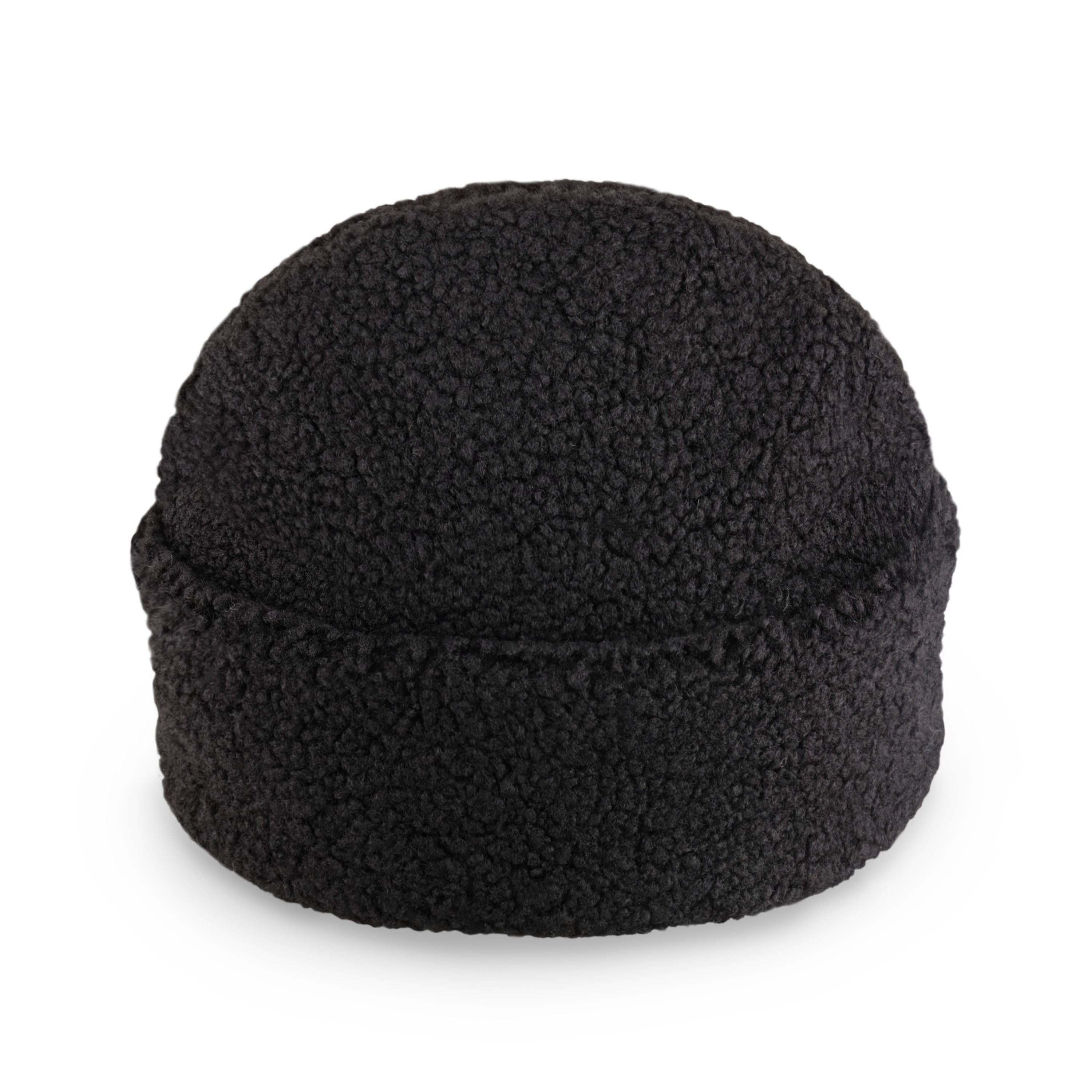 A cozy Sherpa Beanie with adjustable fit and UV protection, perfect for winter and outdoor activities.