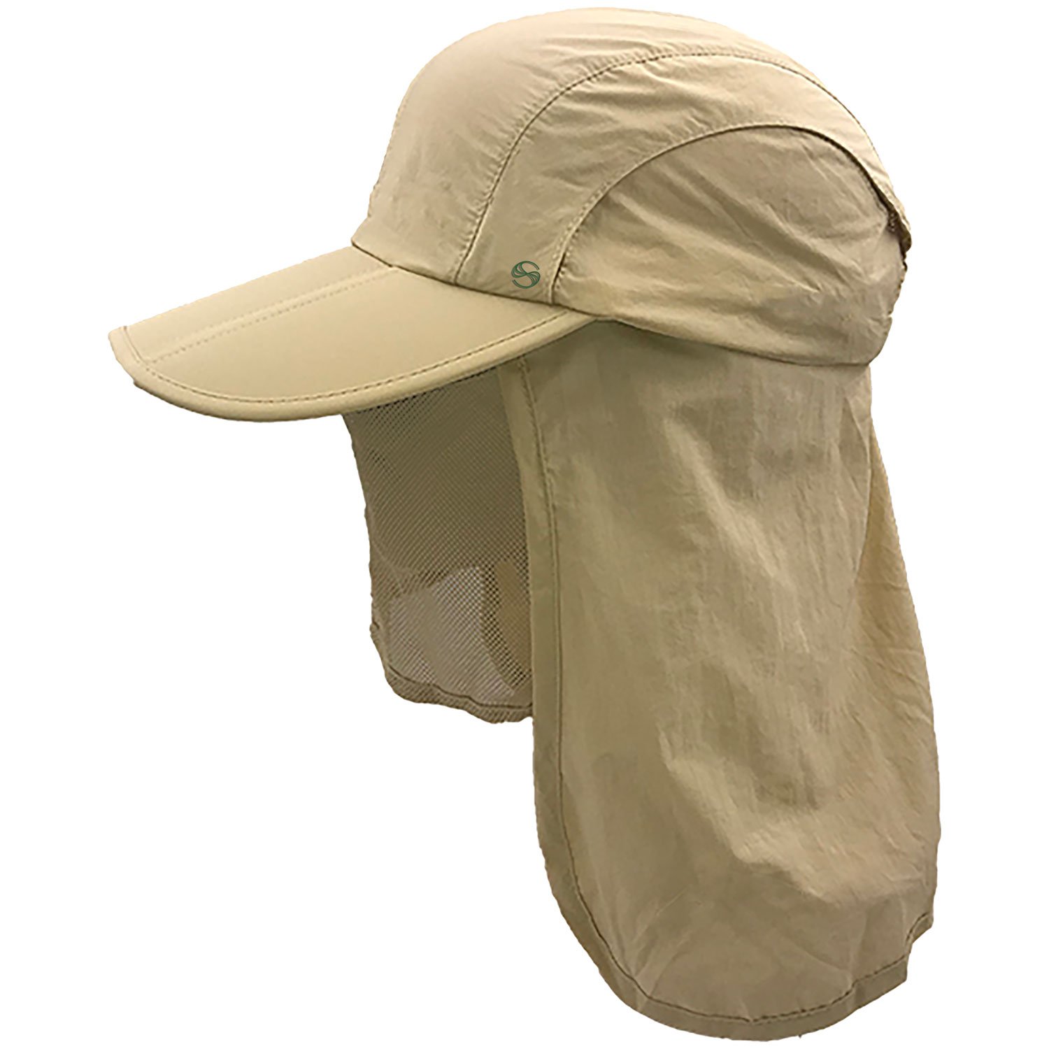 SOBEYO Outdoor Snap Hat featuring a boonie brim and ear neck cover, ideal for sun protection during outdoor activities.