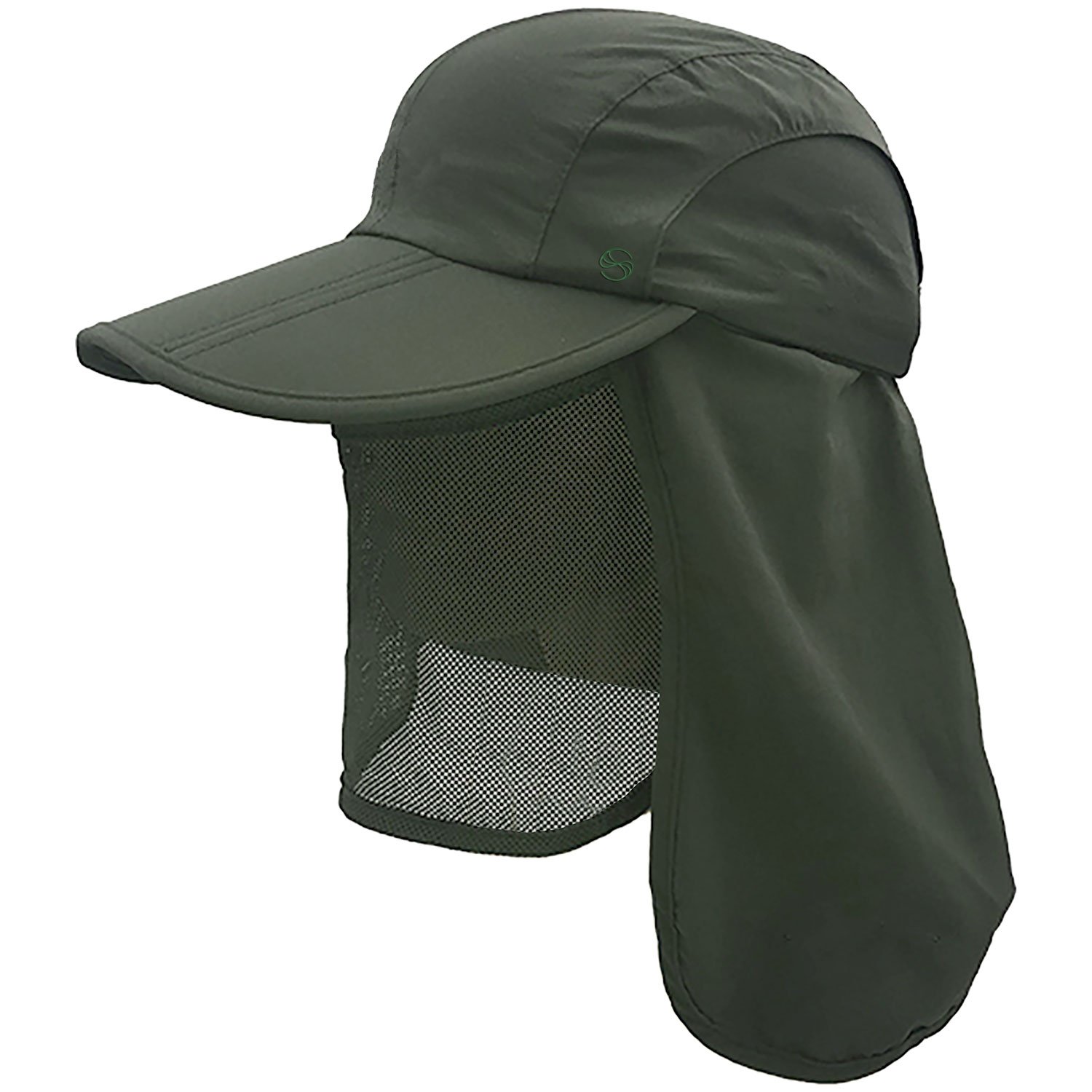 SOBEYO Outdoor Snap Hat featuring a boonie brim and ear neck cover, perfect for sun protection during outdoor activities.