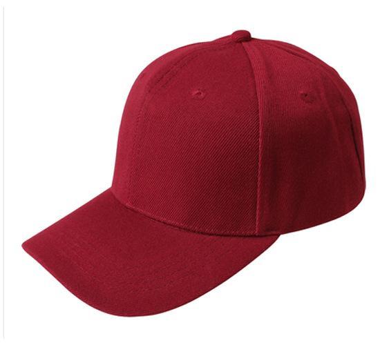 Solid Color Casual Baseball Cap for Men, featuring a dome shape and adjustable strap, made from cotton polyester.