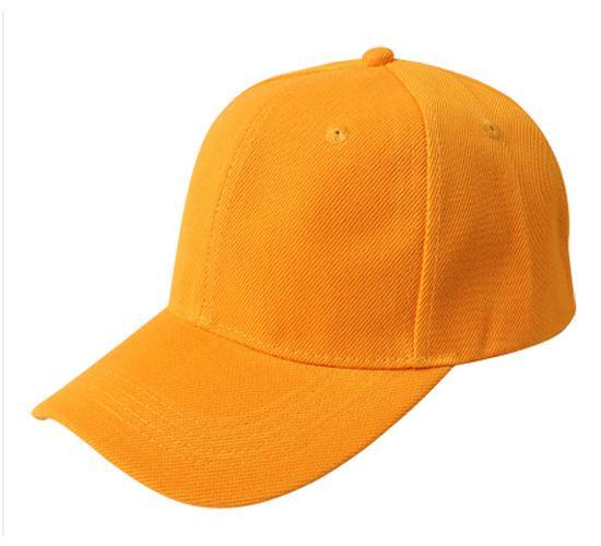 Solid Color Casual Baseball Cap for Men, featuring a dome shape and adjustable strap, made from cotton polyester.