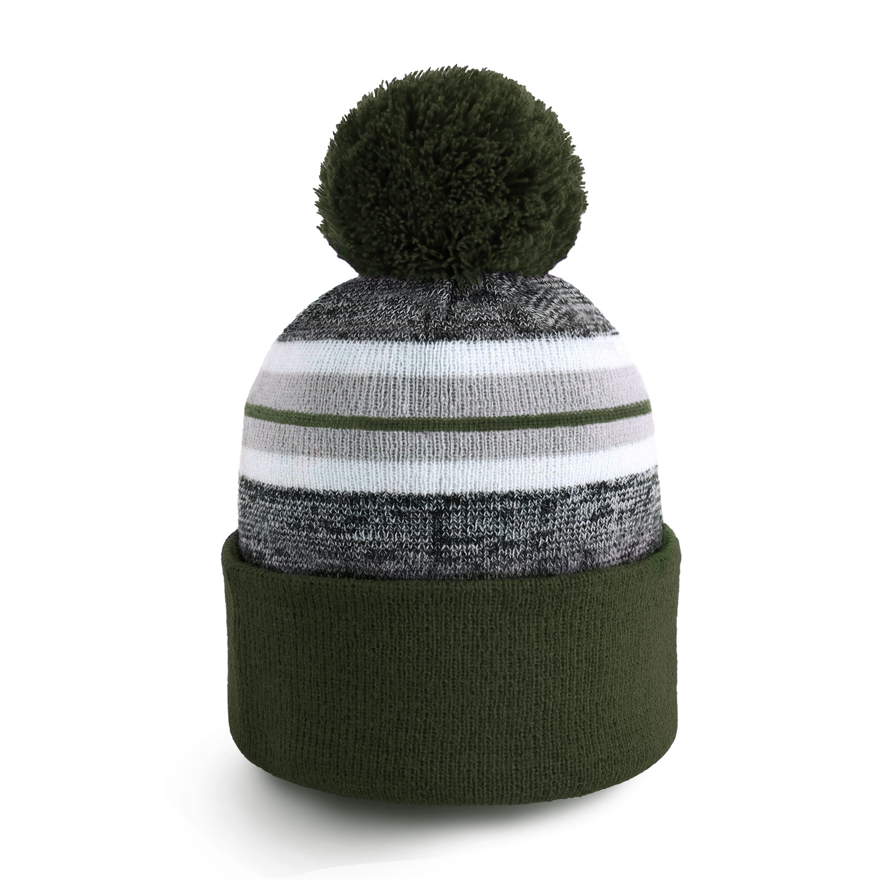 Stripe Sport Pom Beanie featuring a stylish stripe design and adjustable fit, perfect for outdoor activities.