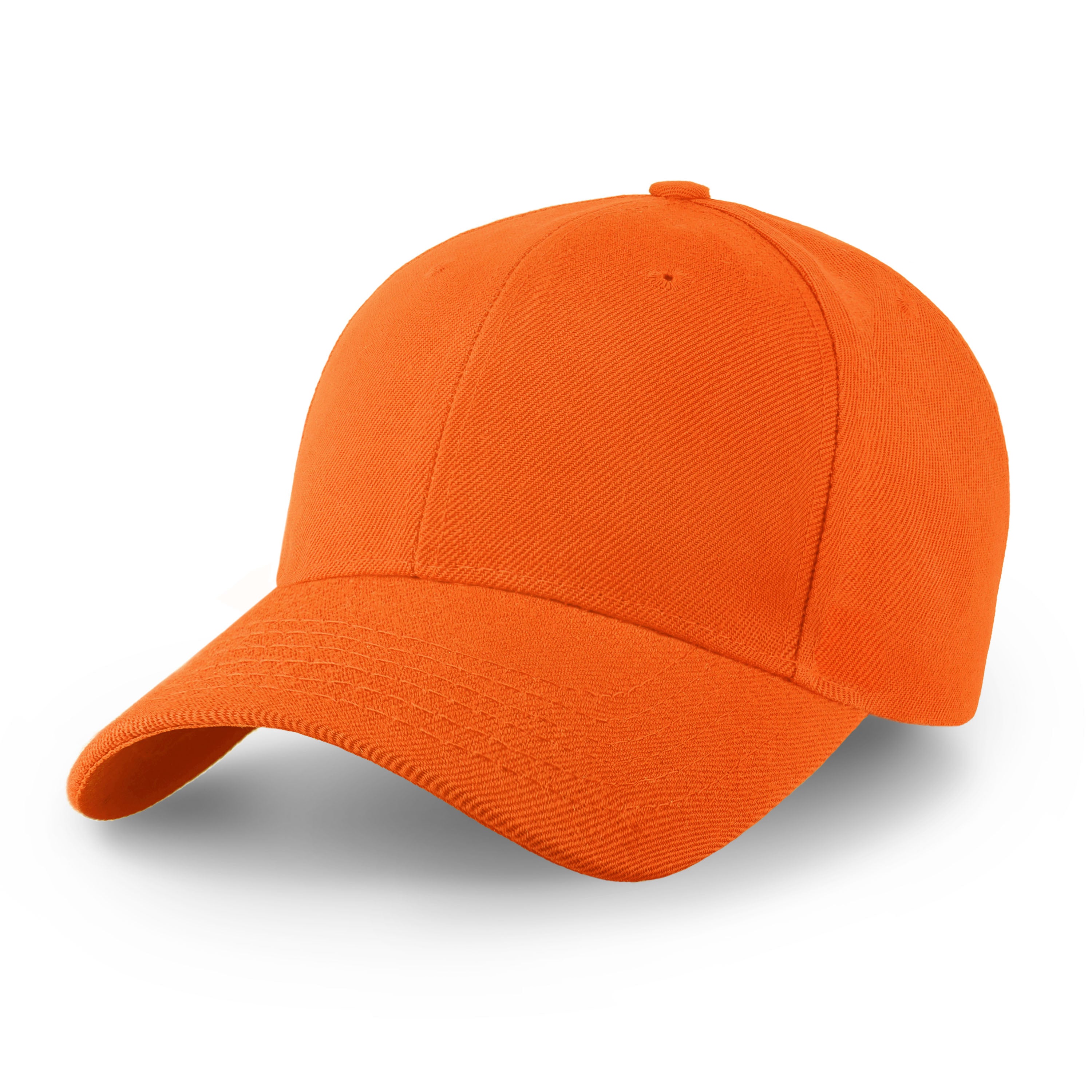 Structured Ball Cap in various colors with a curved bill and adjustable Velcro closure, showcasing its stylish design and comfort.