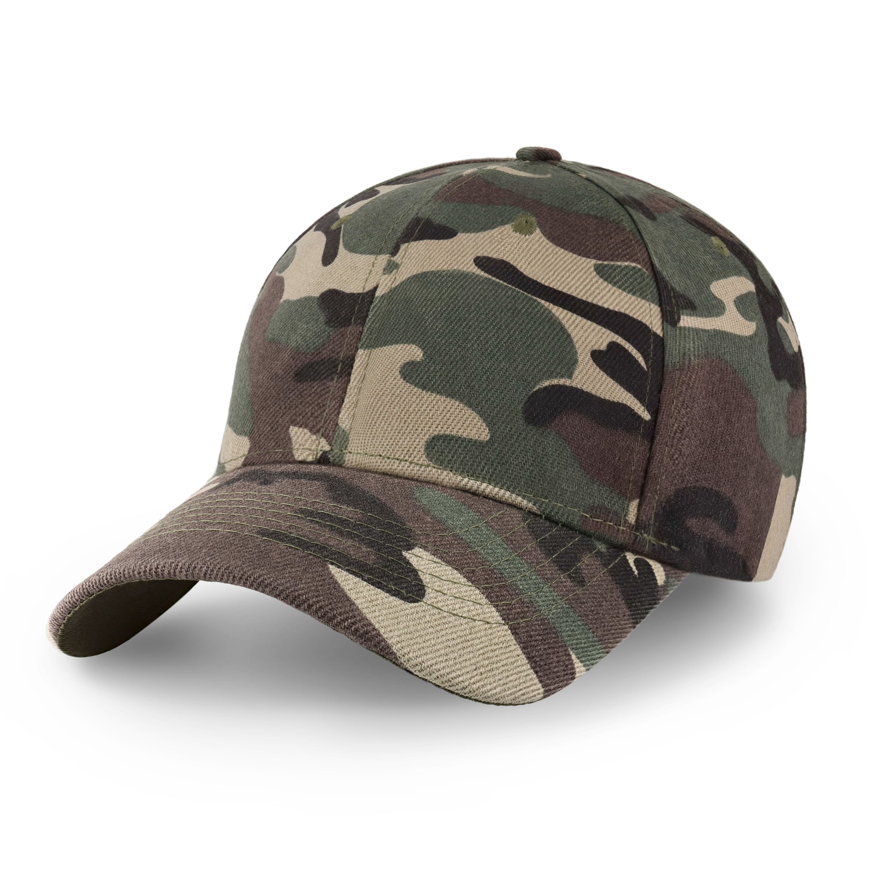 Structured Ball Cap in various colors with a curved bill and adjustable Velcro closure, showcasing its stylish design and comfort.