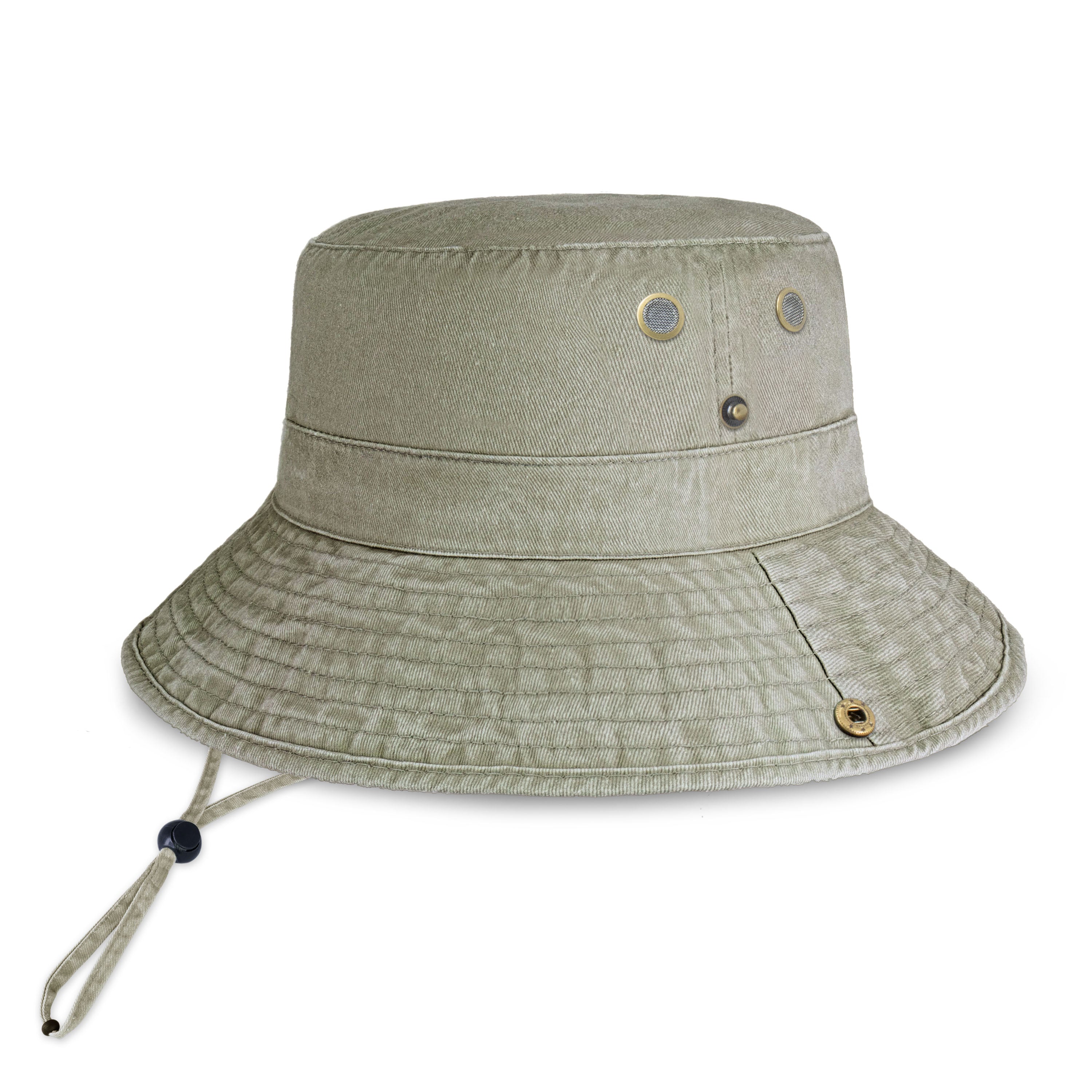 Wide Brim Bucket Hat made of soft cotton, featuring a flexible brim for comfort and UV protection, perfect for outdoor activities.