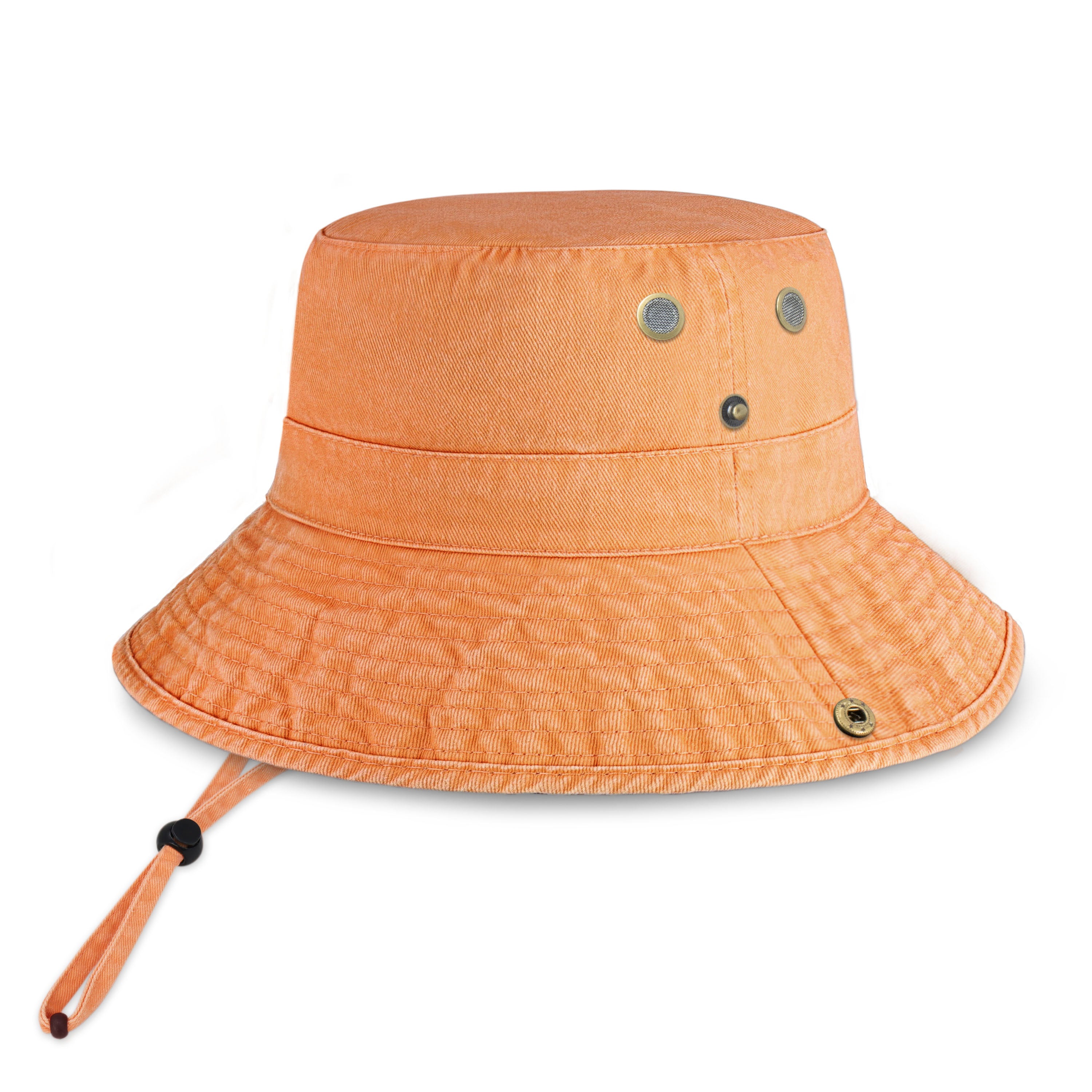 Wide Brim Bucket Hat made of soft cotton, featuring a flexible brim for comfort and UV protection, perfect for outdoor activities.