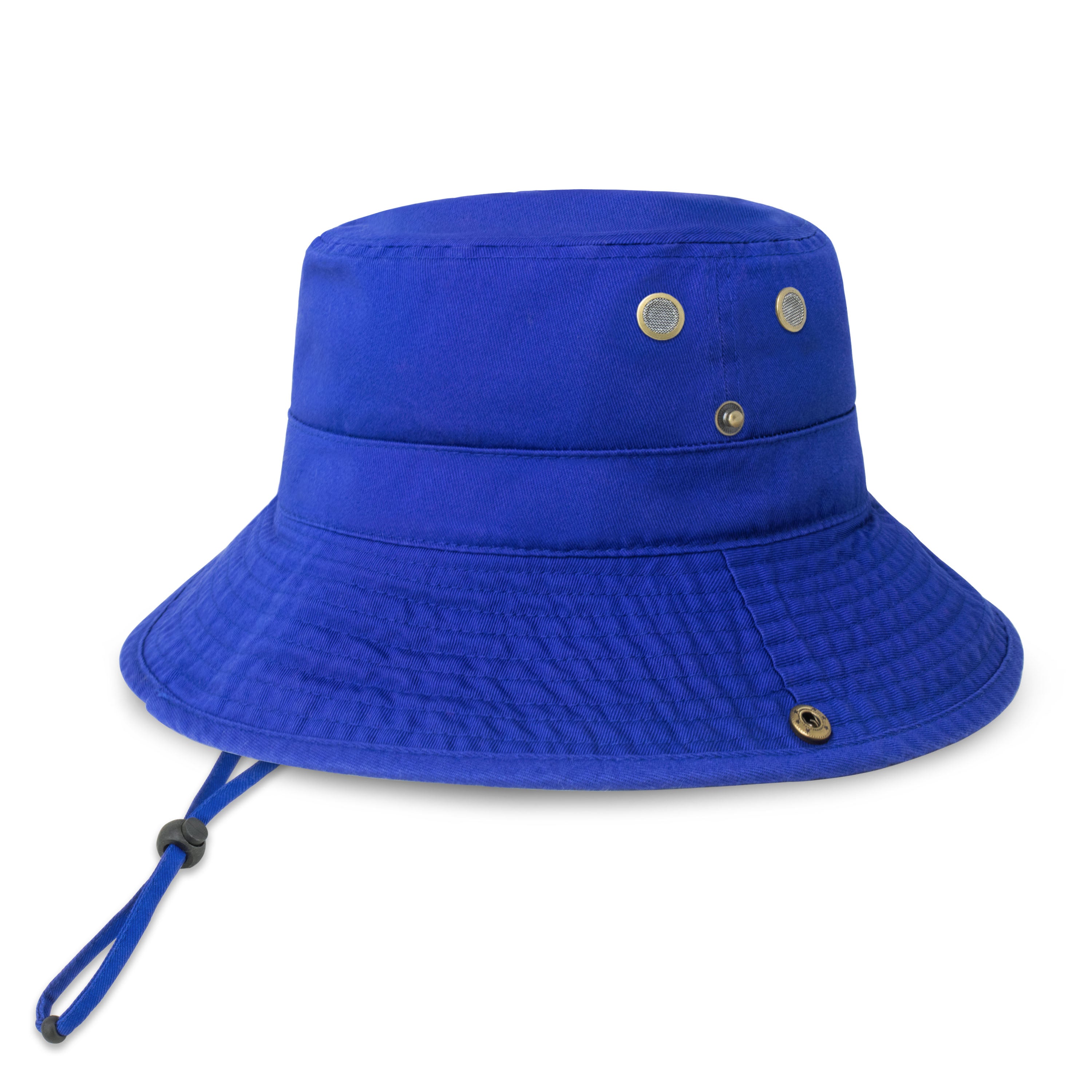 Wide Brim Bucket Hat made of soft cotton, featuring a flexible brim for comfort and UV protection, perfect for outdoor activities.