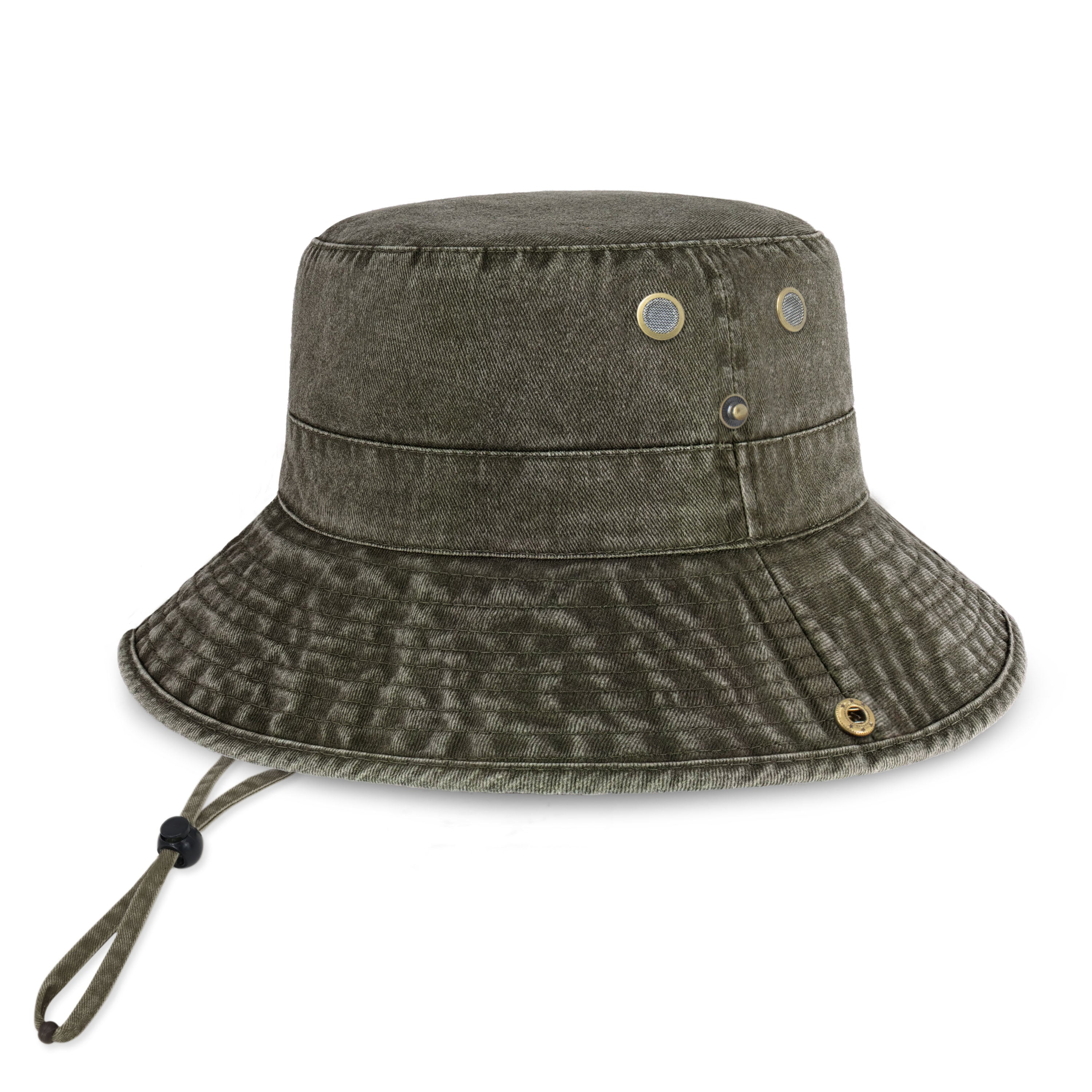 Wide Brim Bucket Hat made of soft cotton, featuring a flexible brim for comfort and UV protection, perfect for outdoor activities.