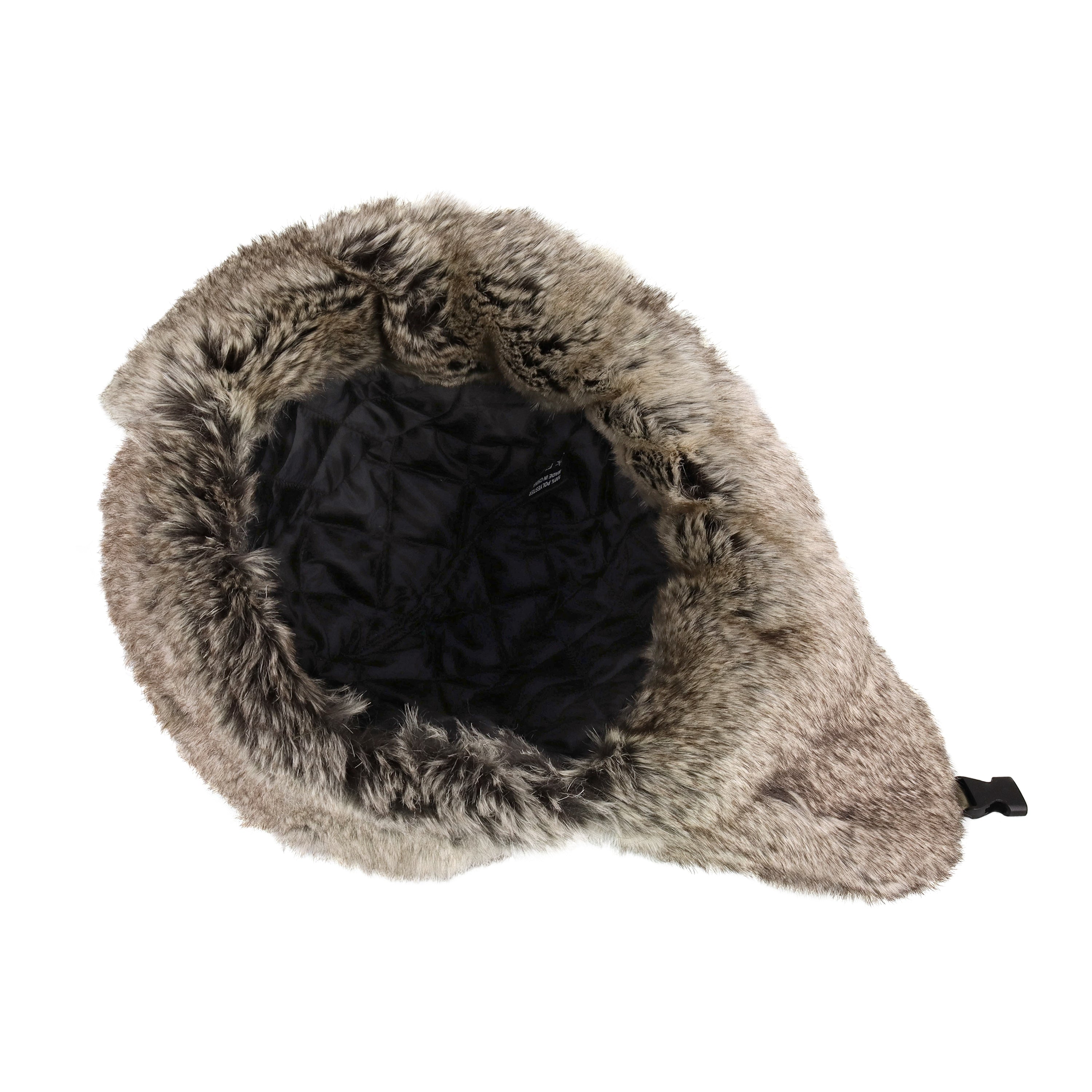 A cozy Winter Trapper Hat with a detachable mask, made from water-resistant polyester, perfect for winter outdoor activities.