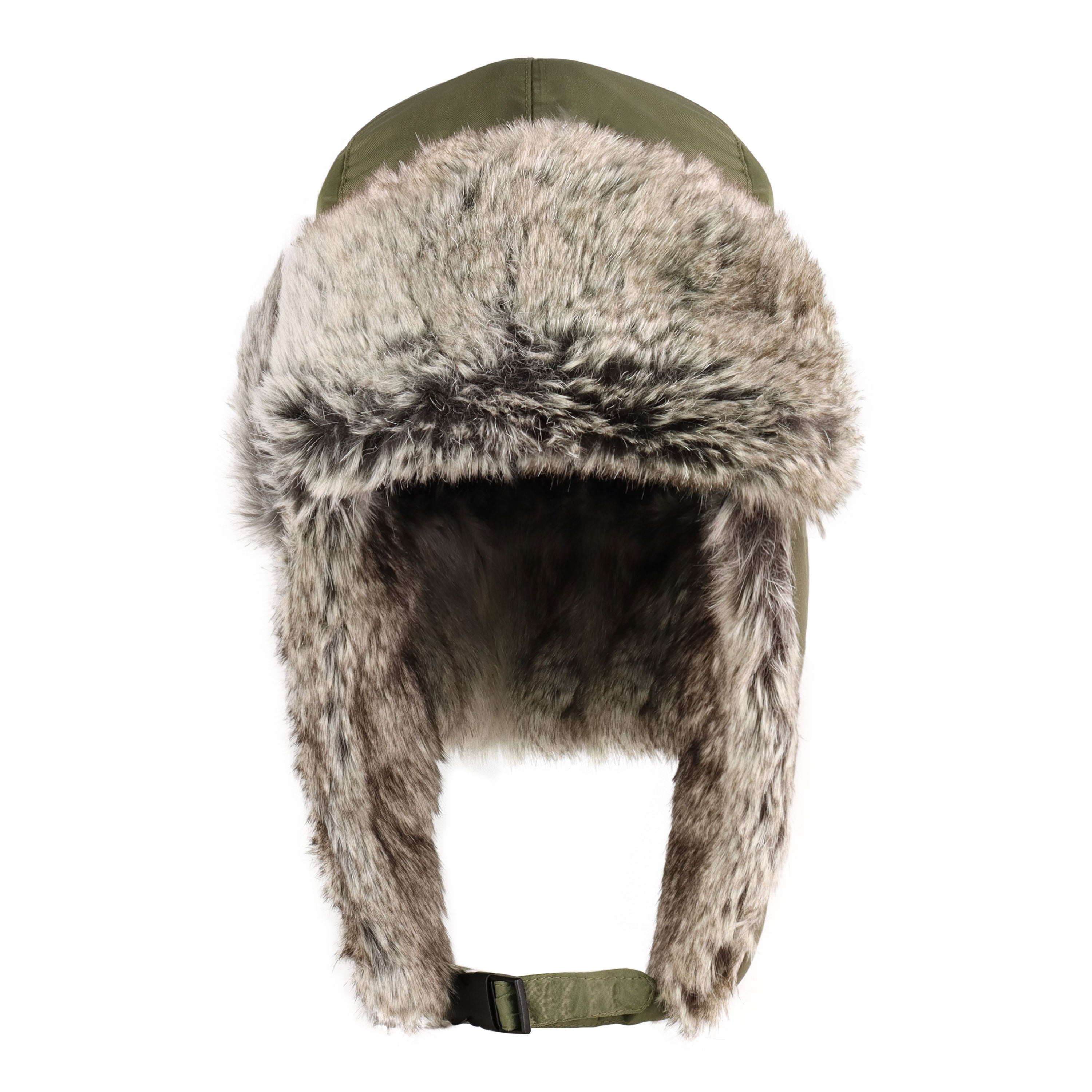 A cozy Winter Trapper Hat with a detachable mask, made from water-resistant polyester, perfect for winter outdoor activities.