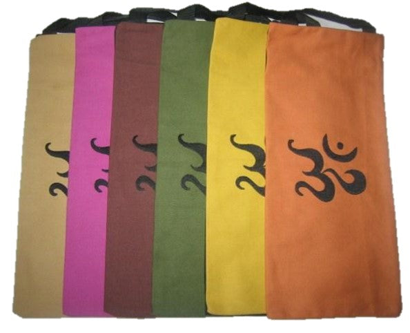 OMsutra Yoga Sand Bags outer cover in various colors with unique Om design, perfect for enhancing yoga practice.