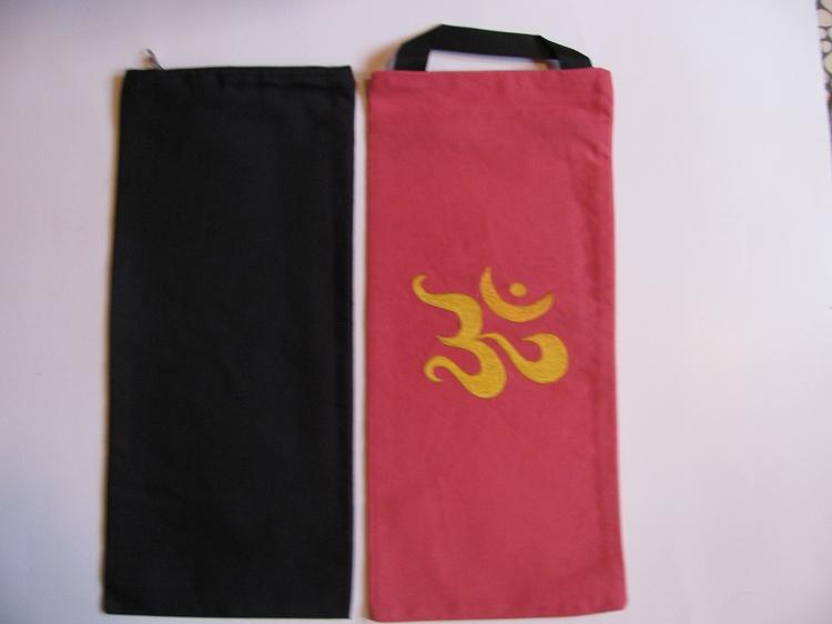 OMsutra Yoga Sand Bags outer cover in various colors with unique Om design, perfect for enhancing yoga practice.