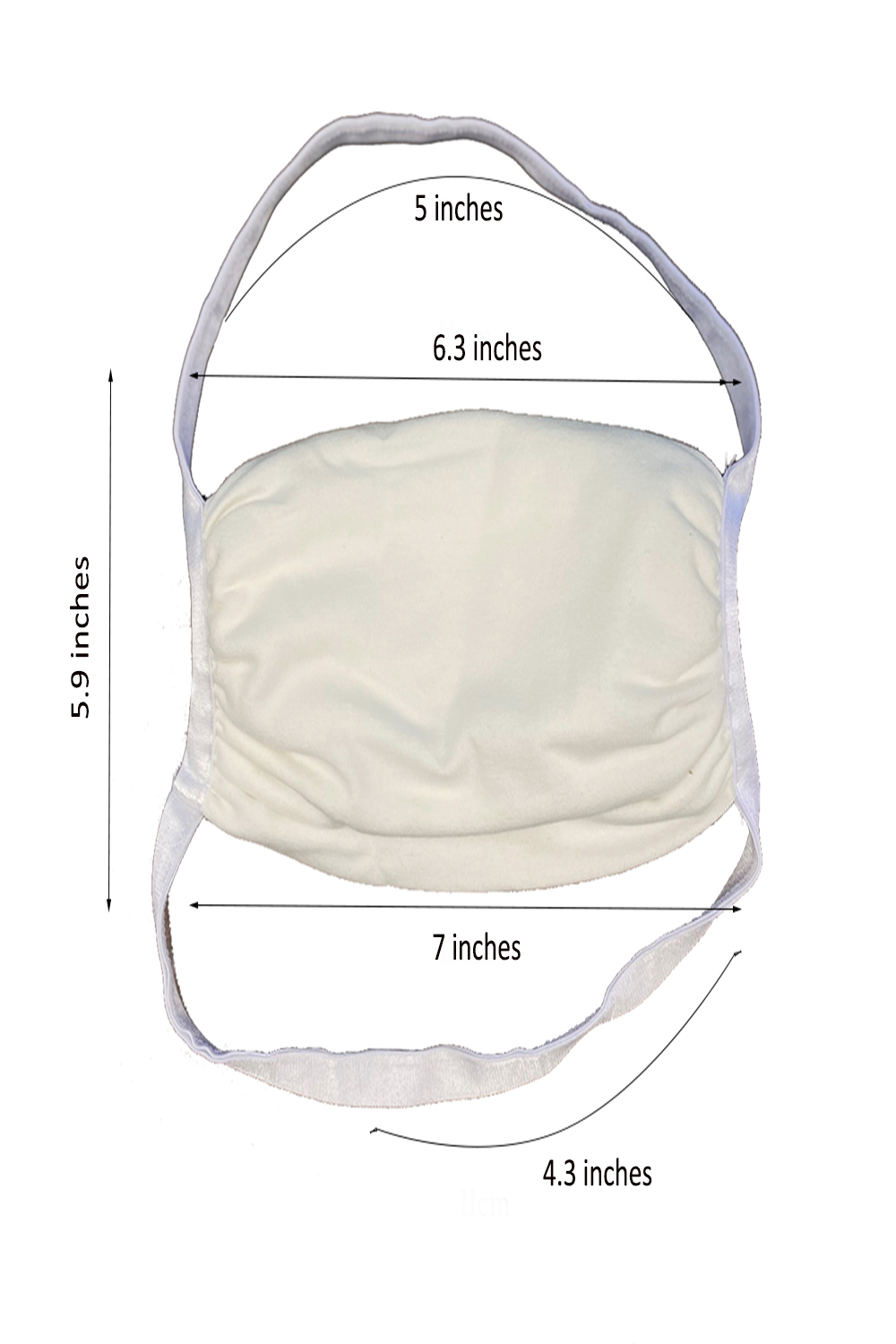 Pack of 4 stretchable satin head loop face masks, showcasing their comfortable design and inner filter pocket.