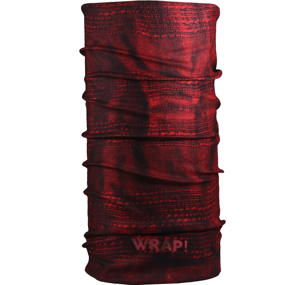 Taffeta Wrap showcasing its multifunctional design and vibrant Indian loom pattern, perfect for outdoor activities.