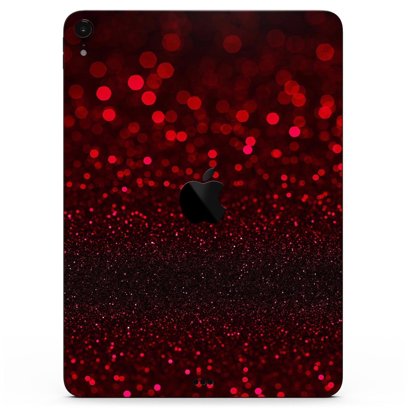 50 Shades of Unfocused Red skin decal for Apple iPad, showcasing vibrant colors and sleek design.