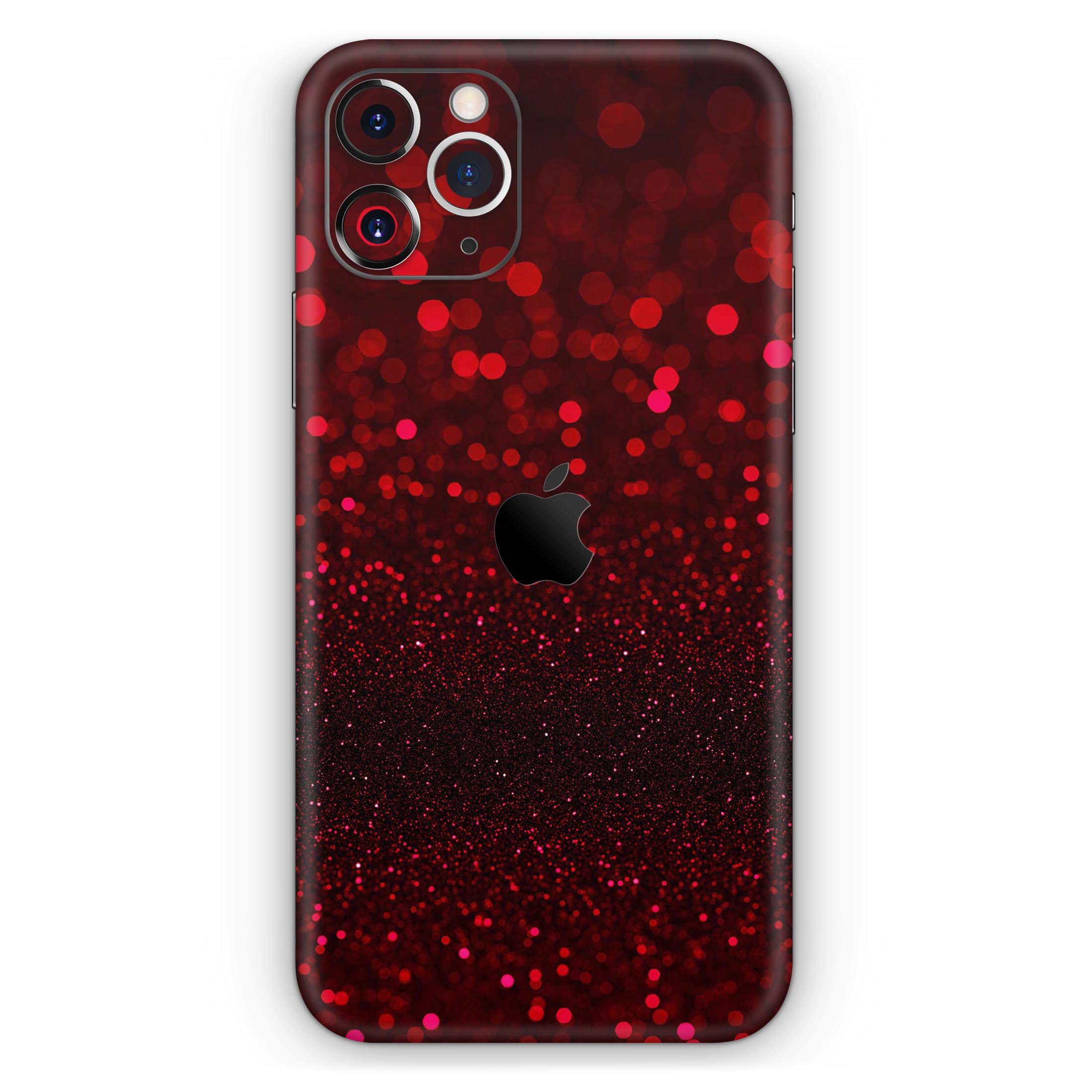 50 Shades of Unfocused Red skin for Apple iPhone, showcasing vibrant color and sleek design.