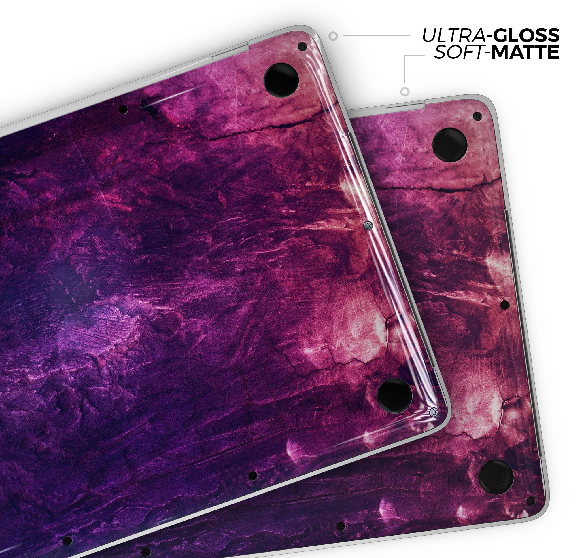 Abstract Fire & Ice V1 skin decal wrap kit for Apple MacBook, showcasing vibrant colors and a sleek design.