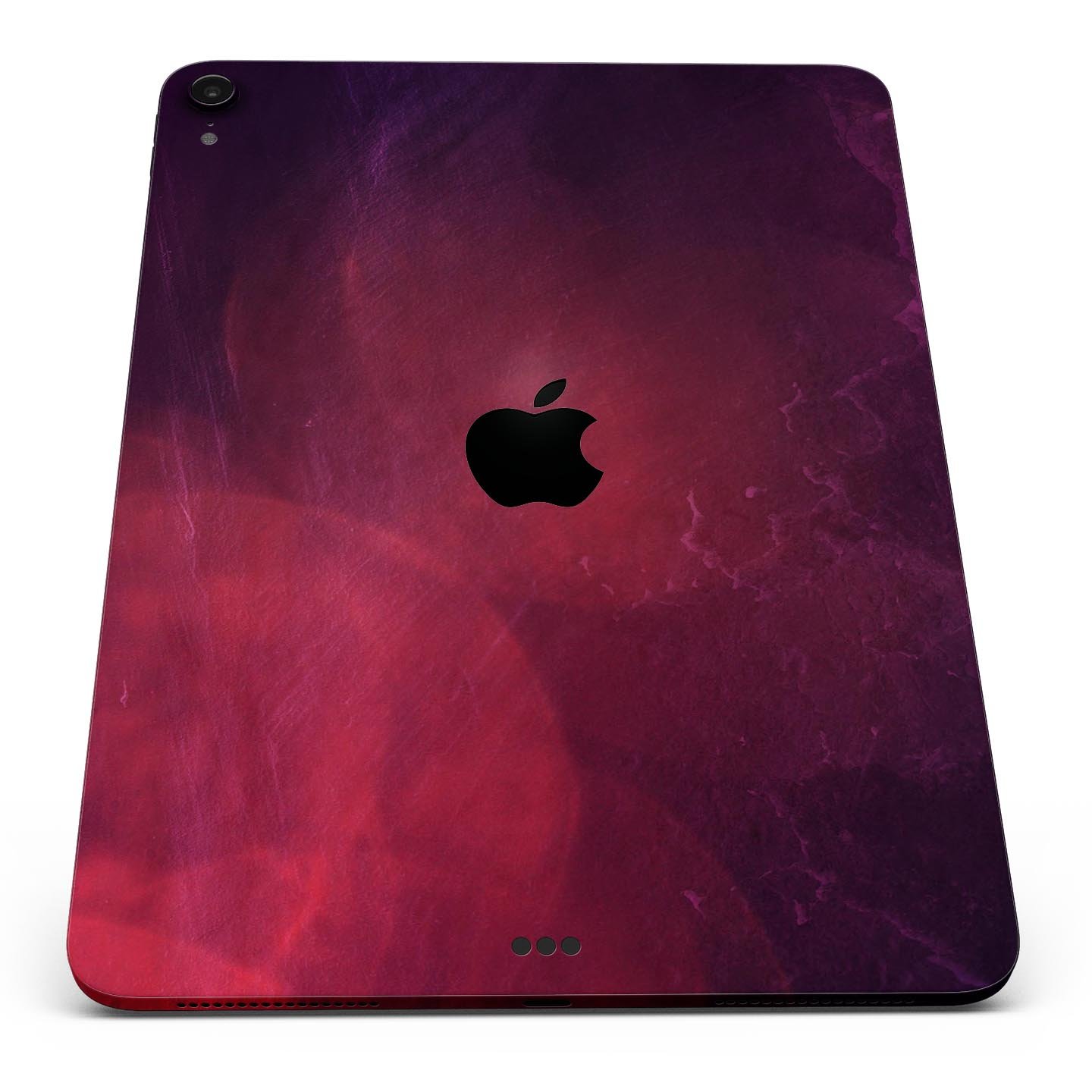 Abstract Fire & Ice V12 Full Body Skin Decal for Apple iPad Pro, showcasing vibrant colors and premium 3M material.