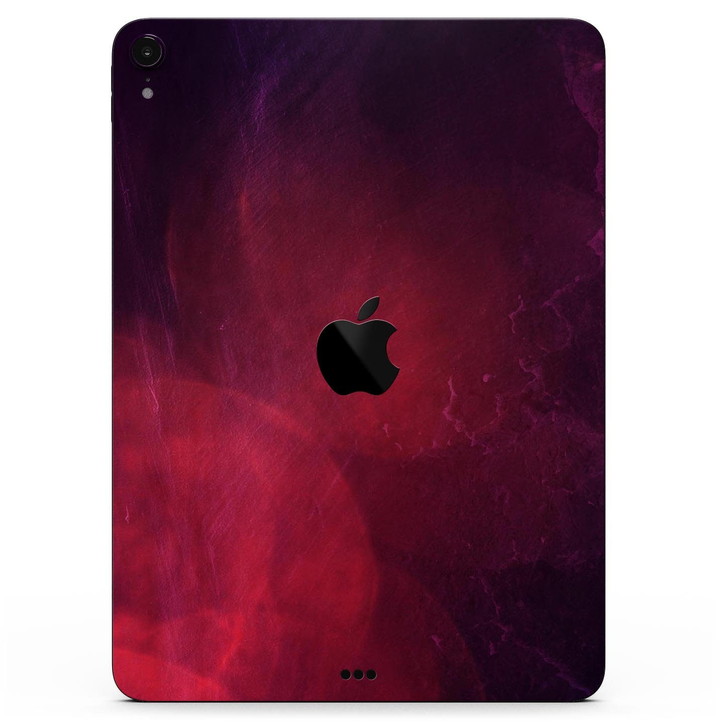 Abstract Fire & Ice V12 Full Body Skin Decal for Apple iPad Pro, showcasing vibrant colors and premium 3M material.