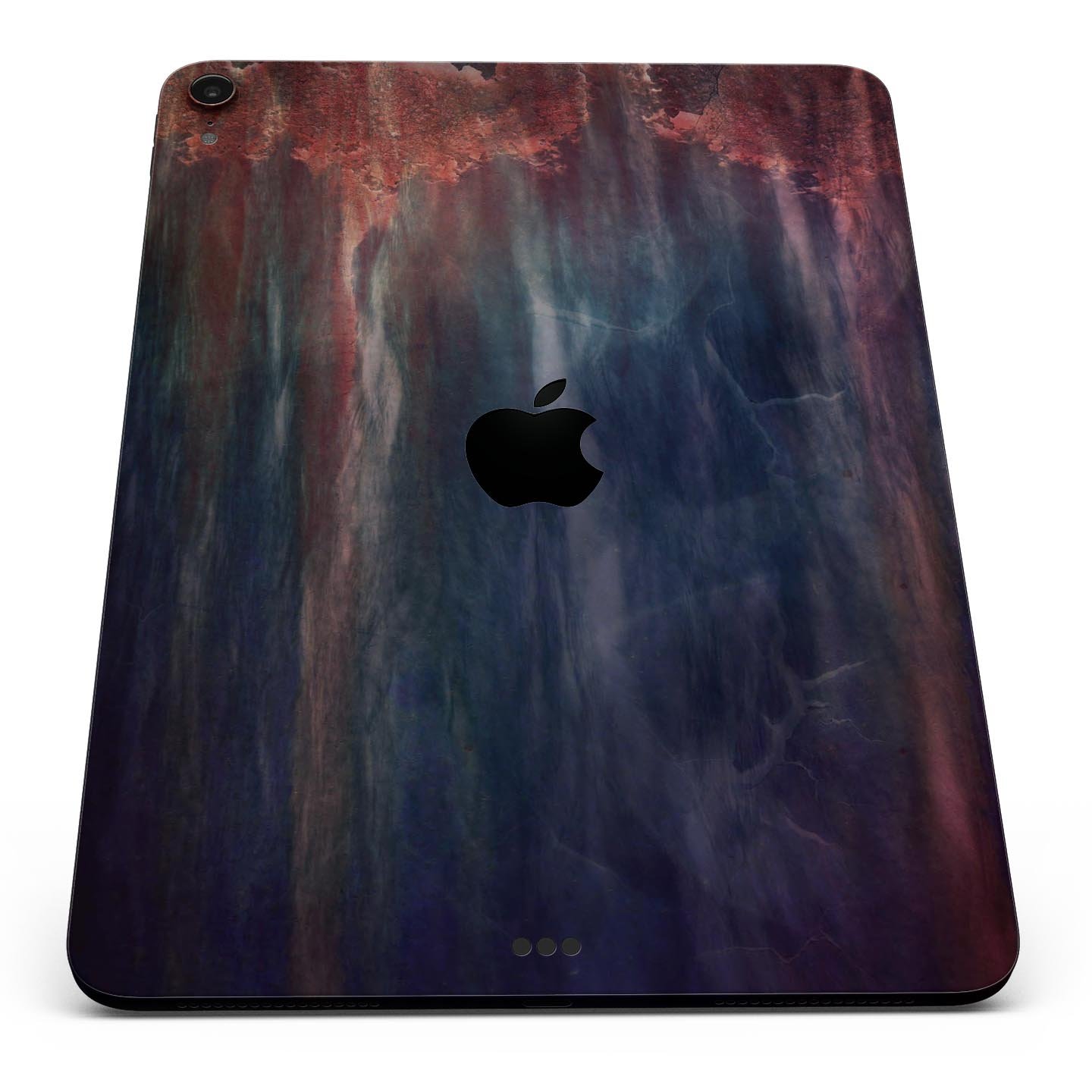 Abstract Fire & Ice V14 Full Body Skin Decal for Apple iPad Pro, showcasing vibrant colors and unique design.