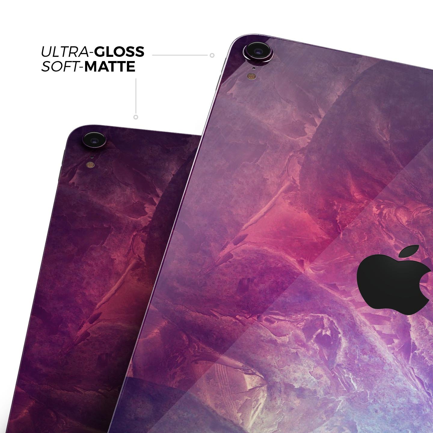 Abstract Fire & Ice V15 skin decal for Apple iPad Pro, showcasing vibrant colors and sleek design for full body protection.