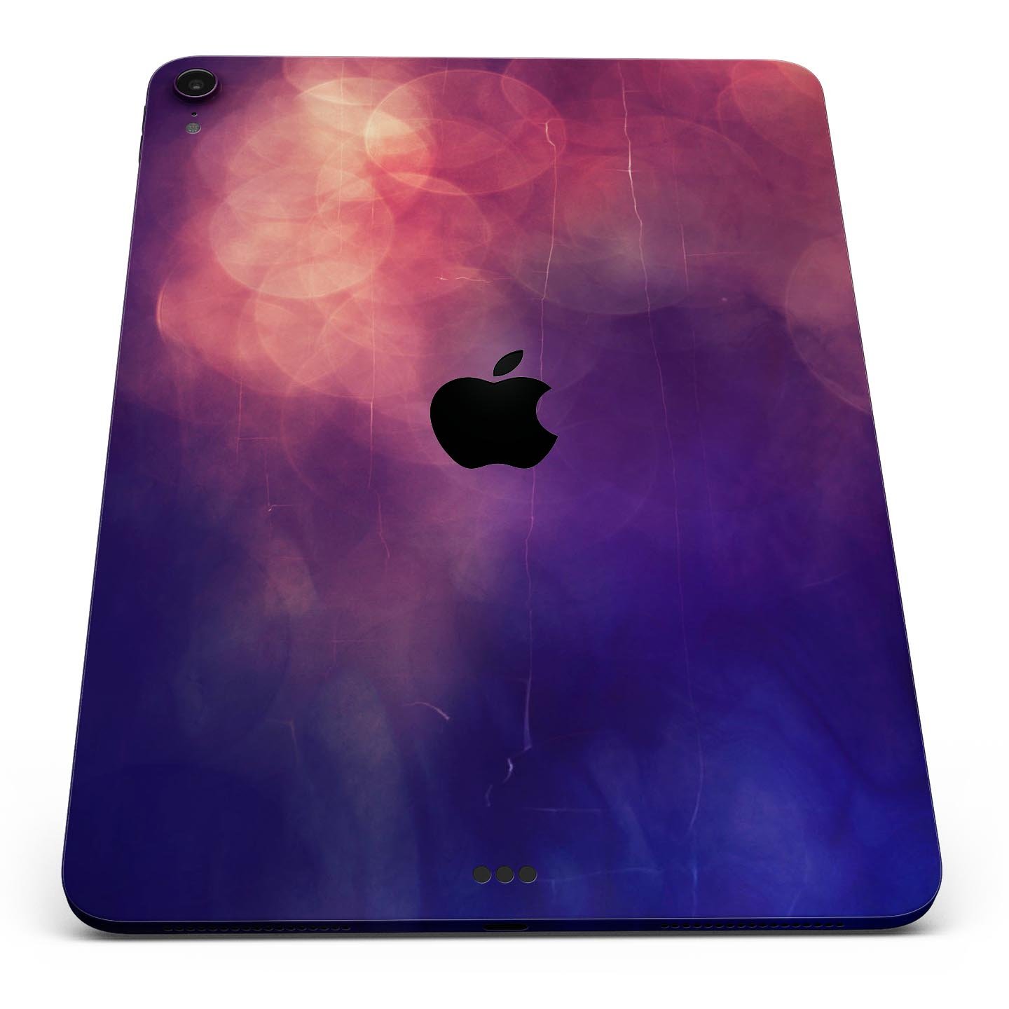 Abstract Fire & Ice V17 skin decal for Apple iPad Pro, showcasing vibrant colors and intricate design for full body protection.