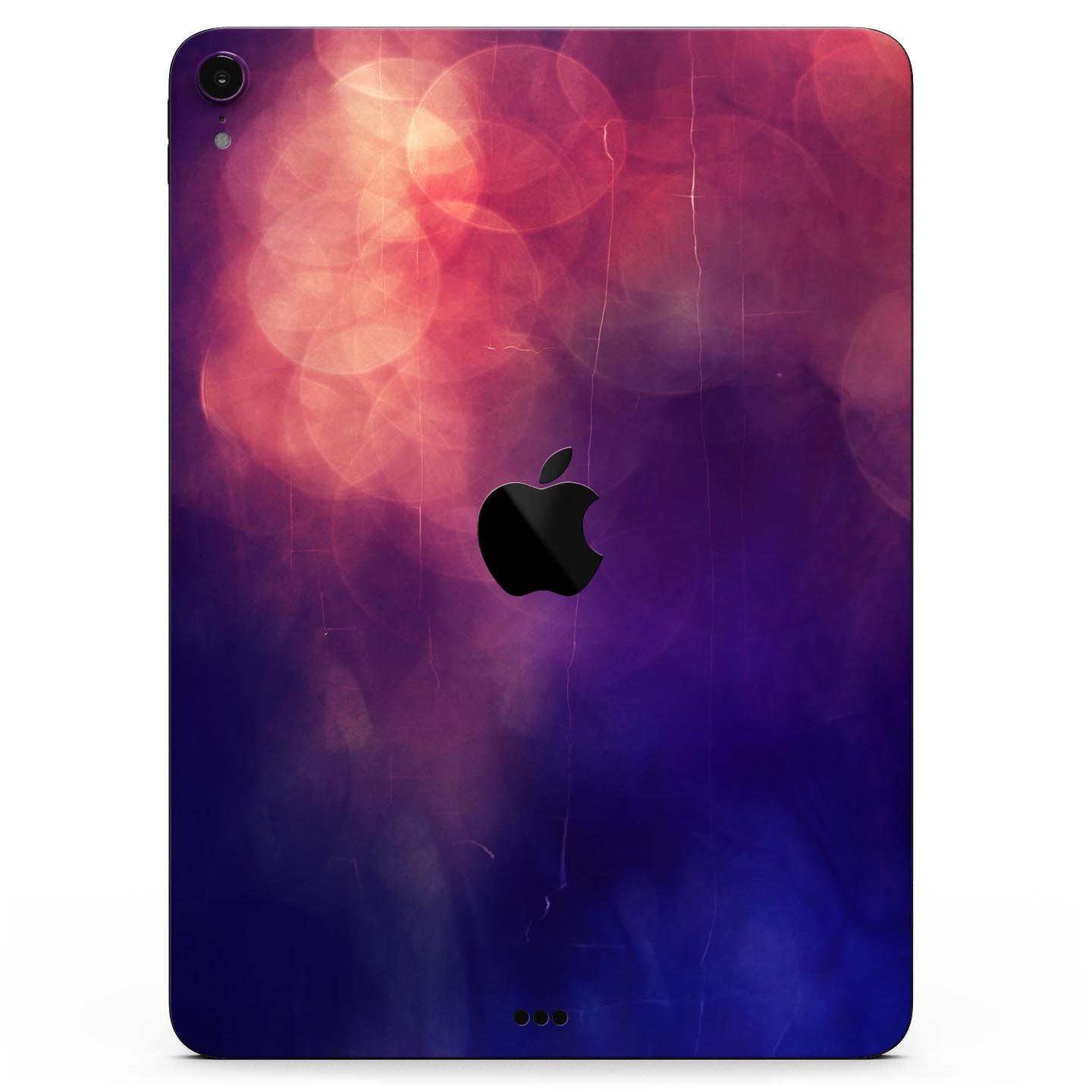 Abstract Fire & Ice V17 skin decal for Apple iPad Pro, showcasing vibrant colors and intricate design for full body protection.